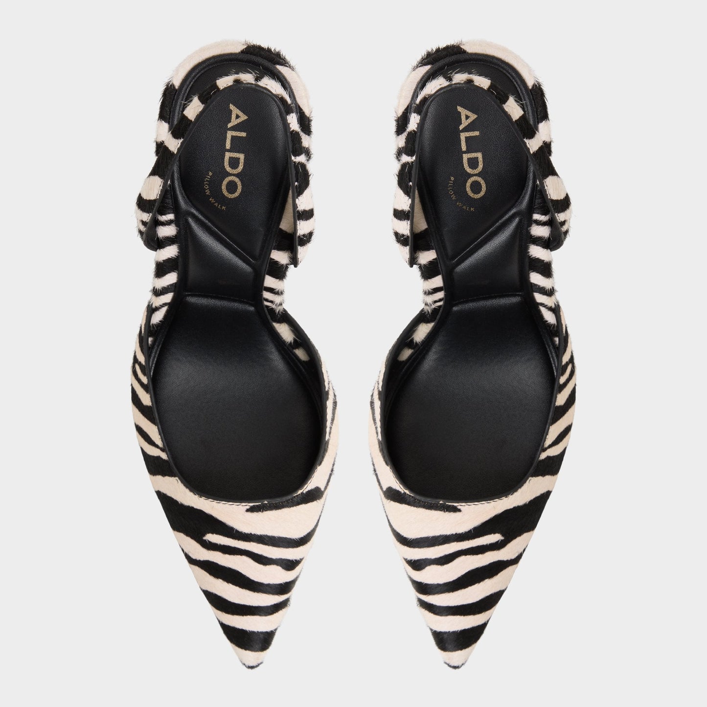Aldo Berolden White/Black Women's Animal Prints - Slingback heel Women