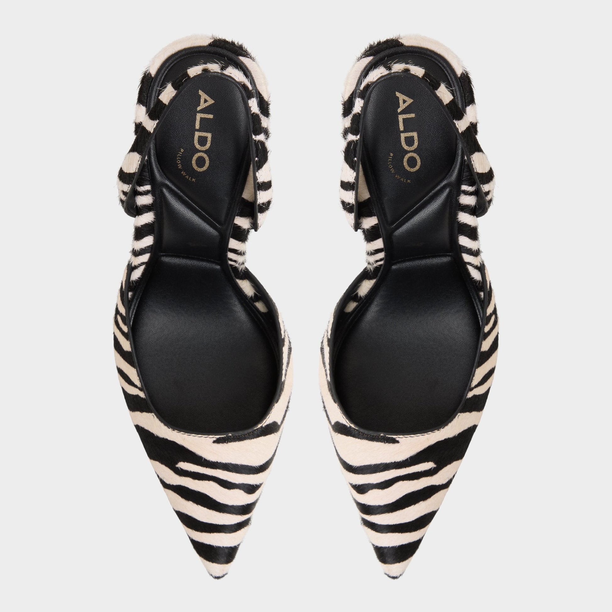 Aldo Berolden White/Black Women's Animal Prints - Slingback heel Women