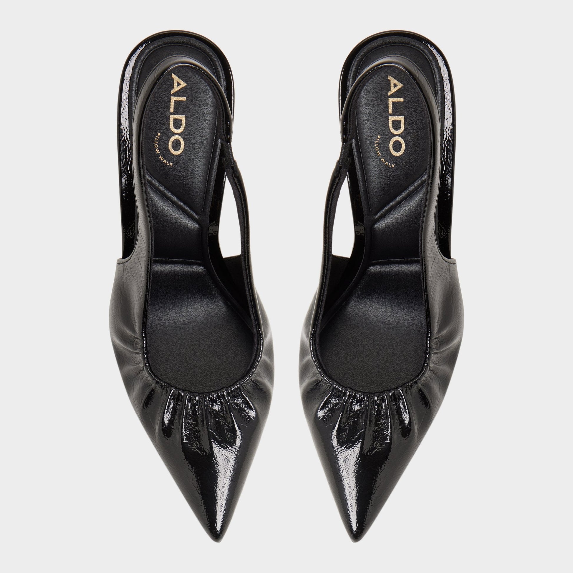 Aldo Mystie Black Women's Slingbacks - Slingback heel, Stiletto heel Women