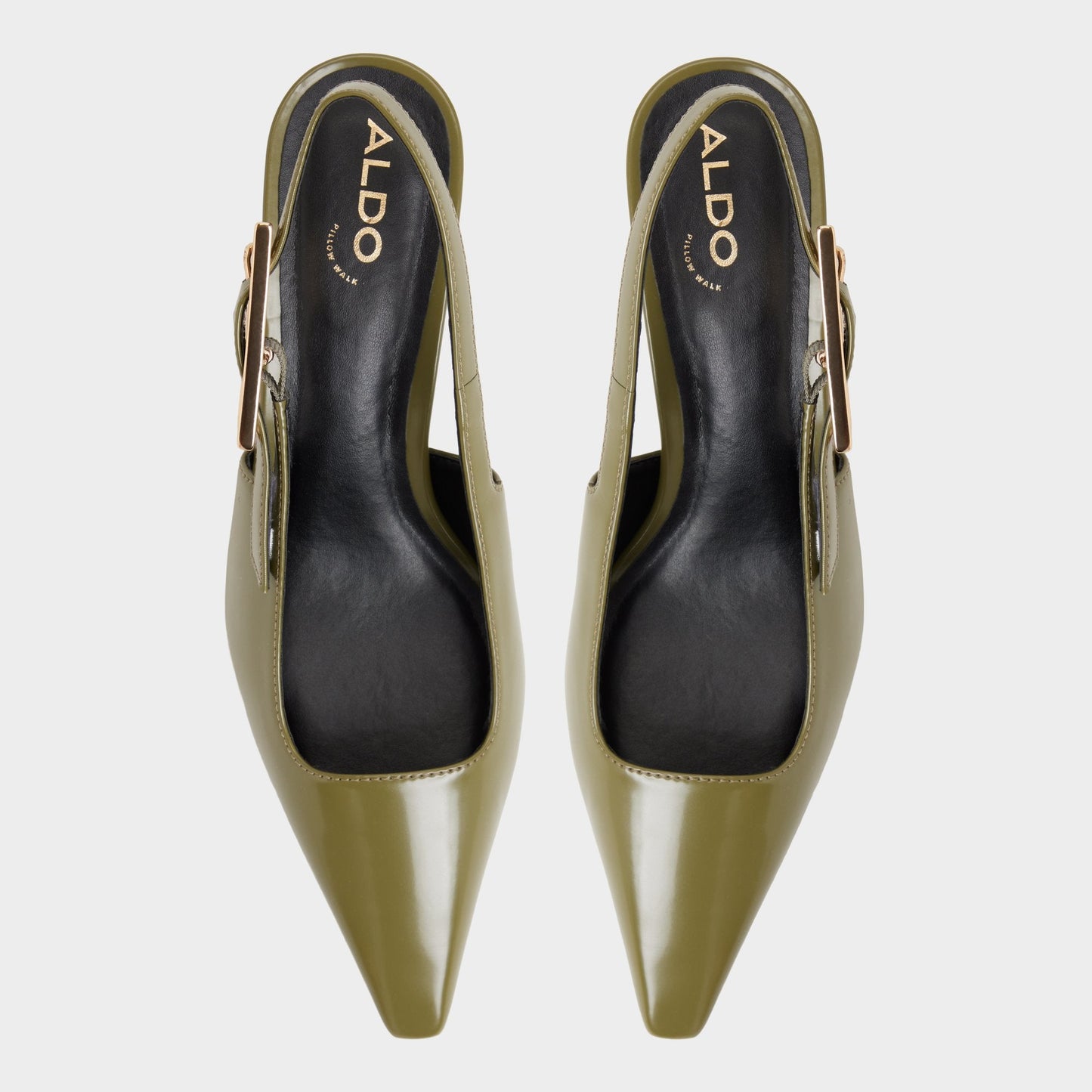 Aldo Nealie in Khaki 14139074 - Slingback heel, Kitten heel Women|Bags