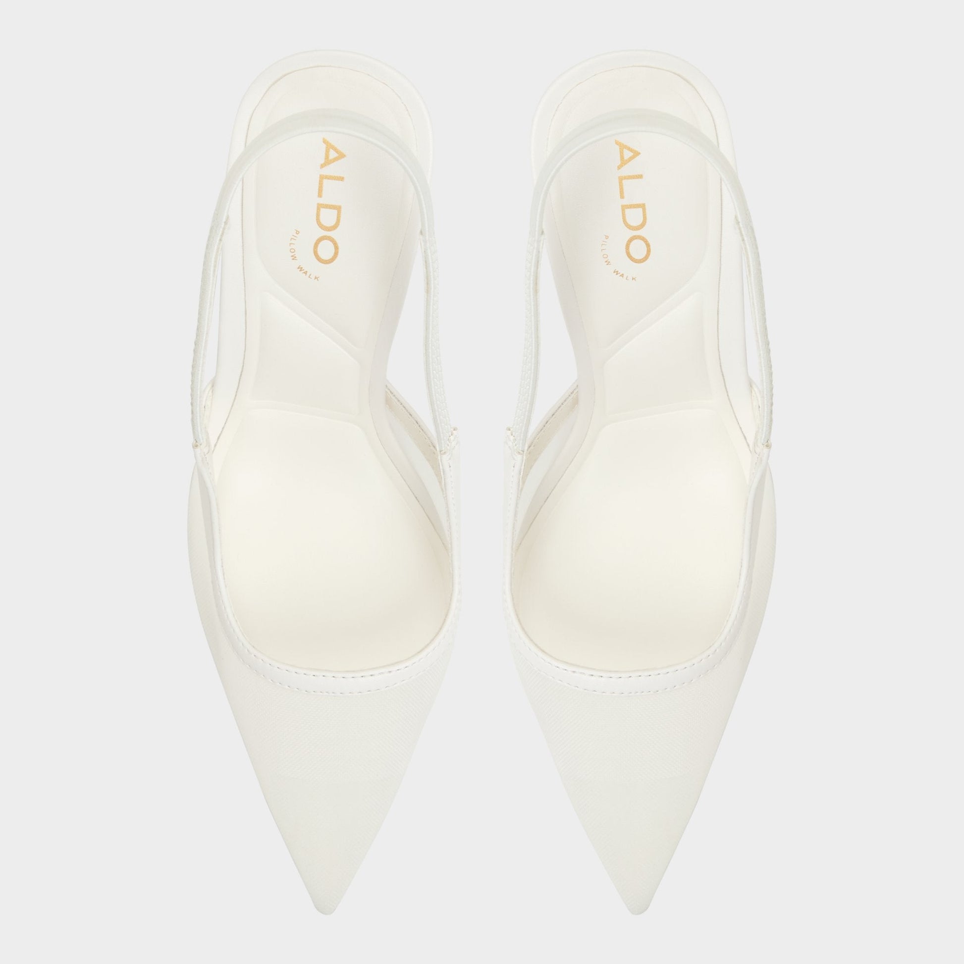 Aldo Evania White Women's Slingbacks - Slingback heel Women