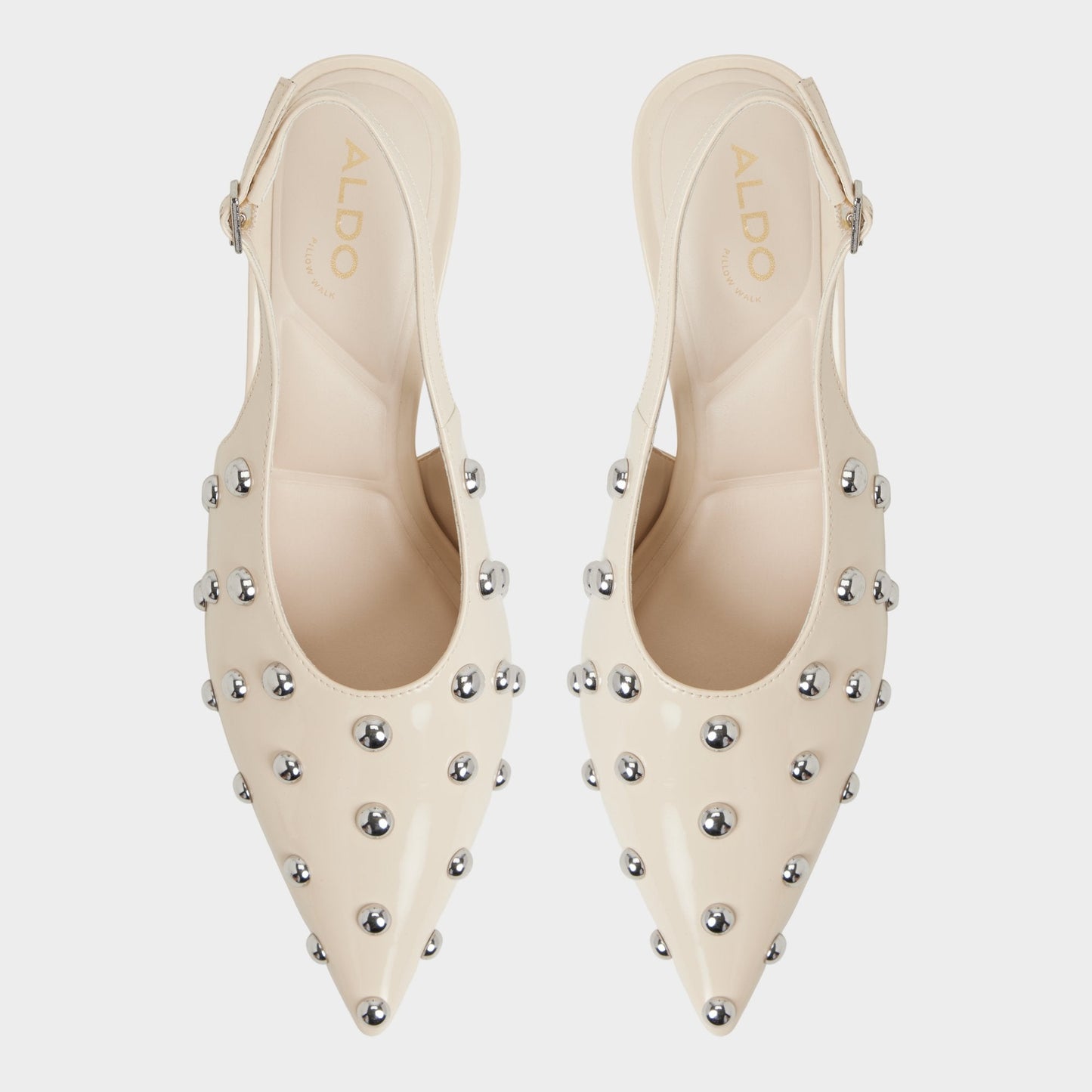 Aldo Naiarah in Cream 14118390 - Slingback heel, Stiletto heel Women