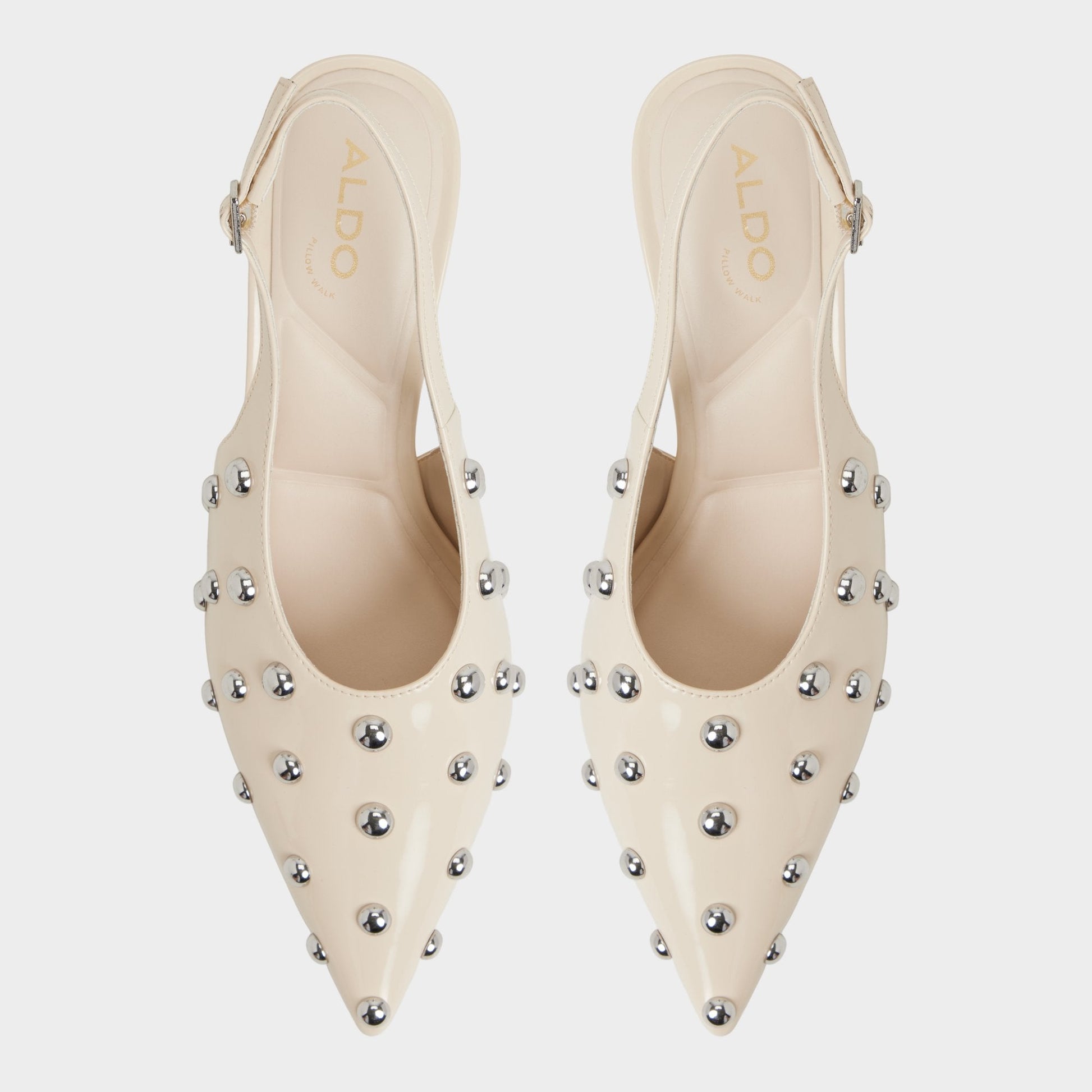 Aldo Naiarah in Cream 14118390 - Slingback heel, Stiletto heel Women