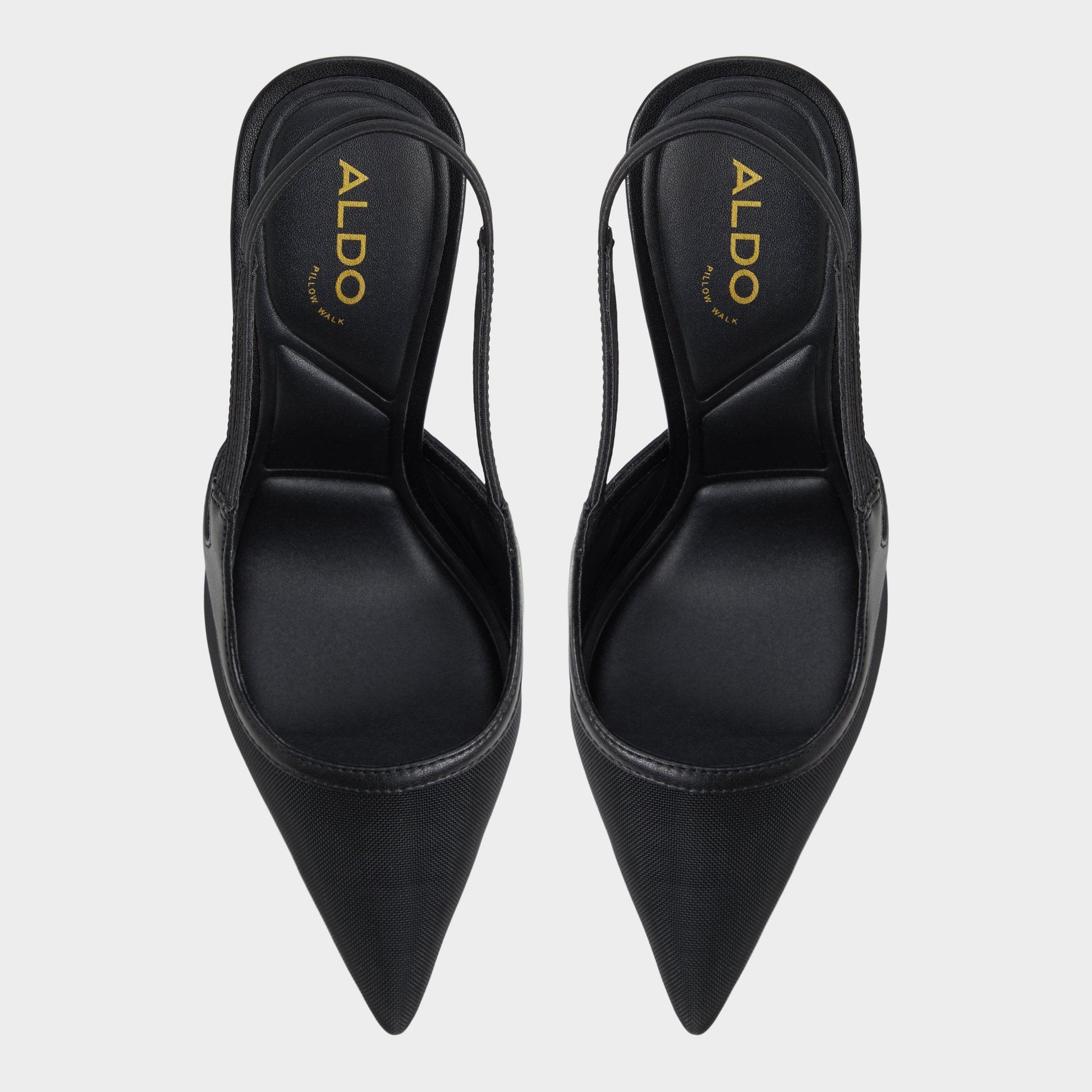 Aldo Evania Black Women's Slingbacks - Slingback heel Women