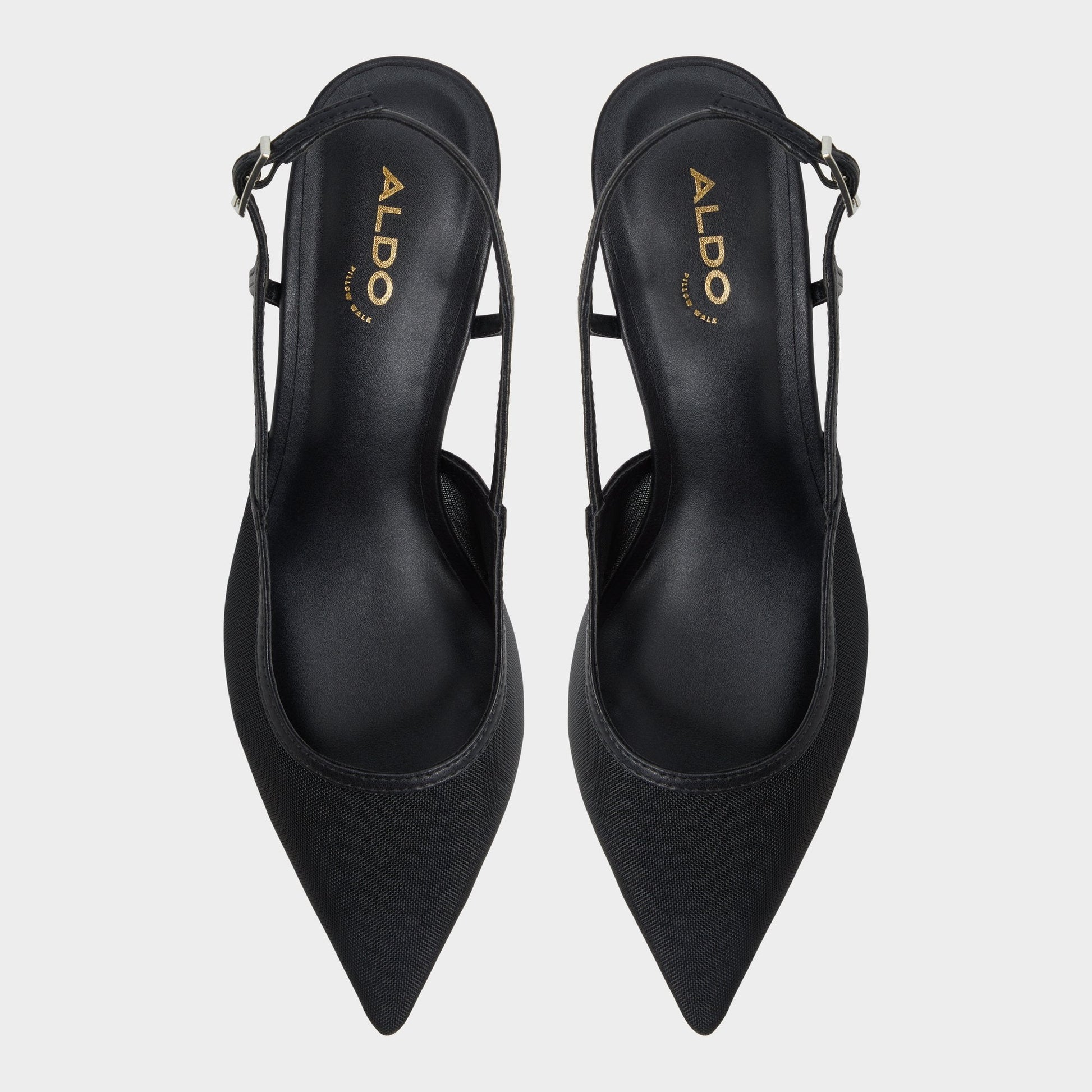 Aldo Maxina Black Women's Kitten heels - Slingback heel, Kitten heel Women