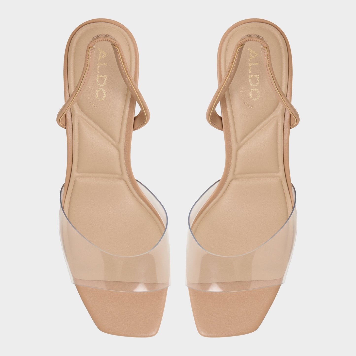 Aldo Andyana Beige Women's Strappy sandals - Slingback heeled sandal, Stiletto heel Women