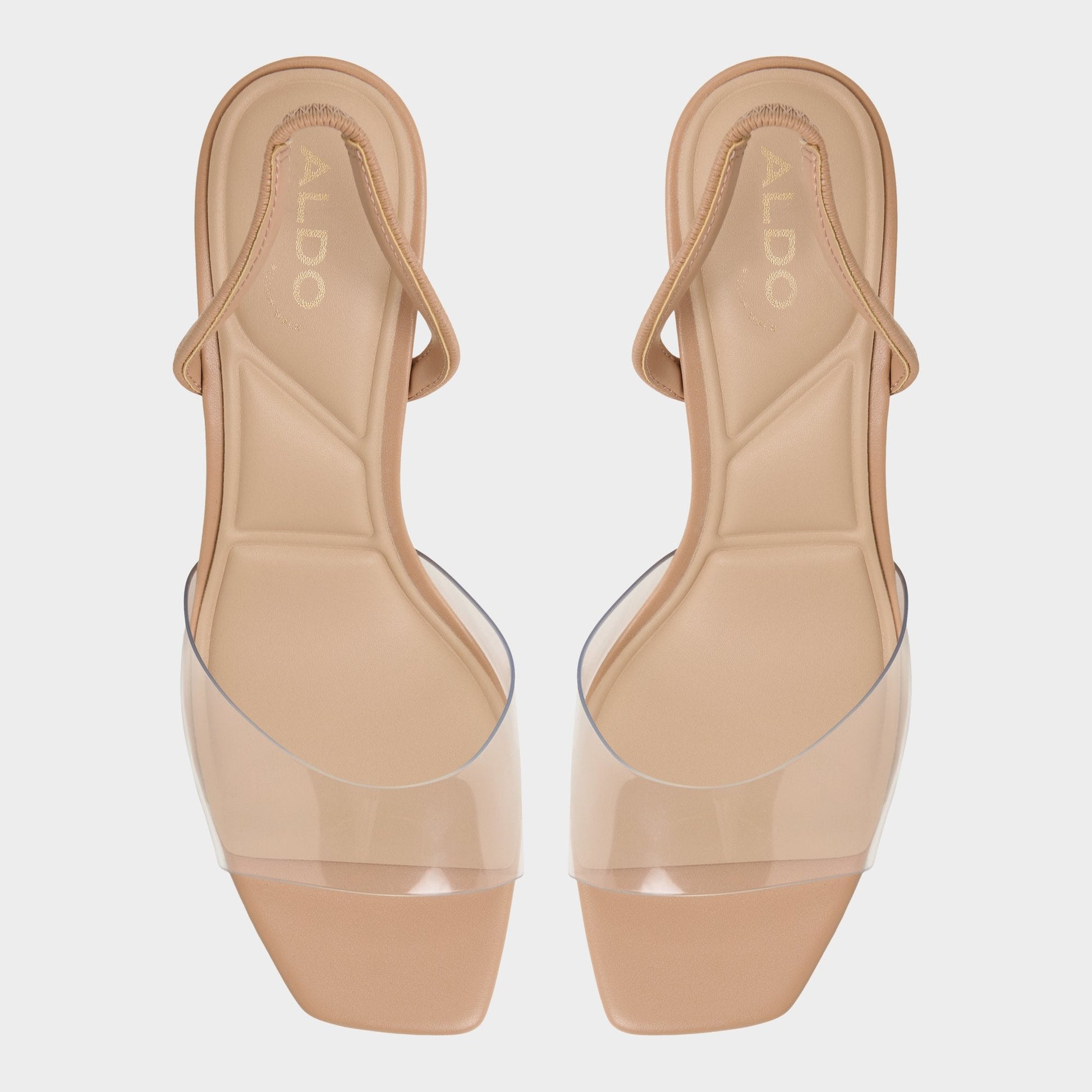 Aldo Andyana Beige Women's Strappy sandals - Slingback heeled sandal, Stiletto heel Women