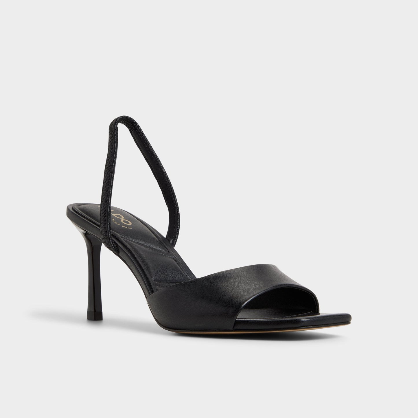 Aldo Andya Black Women's Strappy sandals - Slingback heeled sandal, Stiletto heel Women