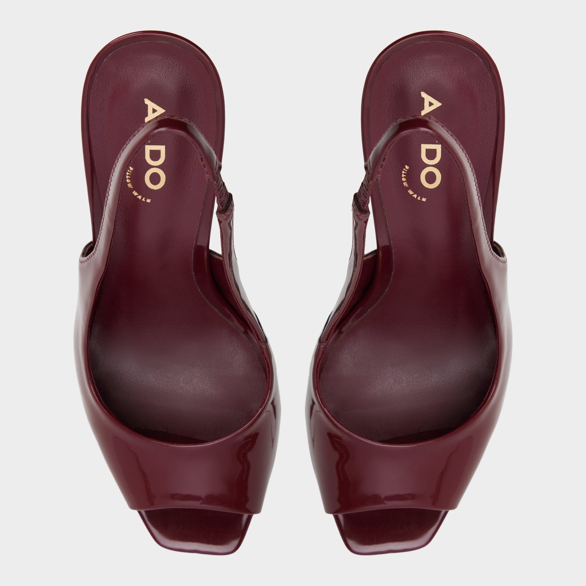 Aldo Thanlinie in Dark Red - Slingback heeled sandal, Platform Women