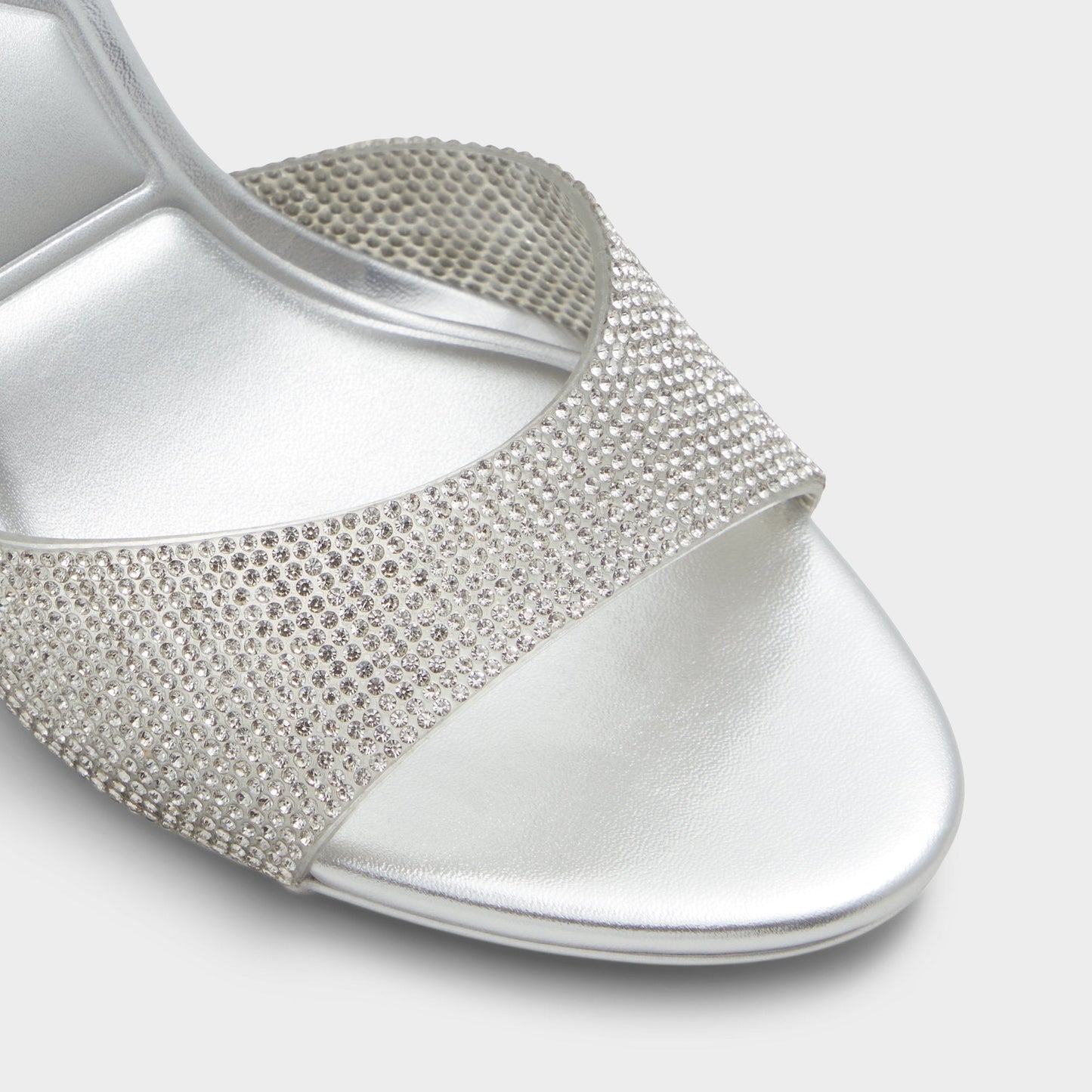Aldo Aitana Silver Women's Heeled sandals - Slingback heeled sandal, Stiletto heel Women