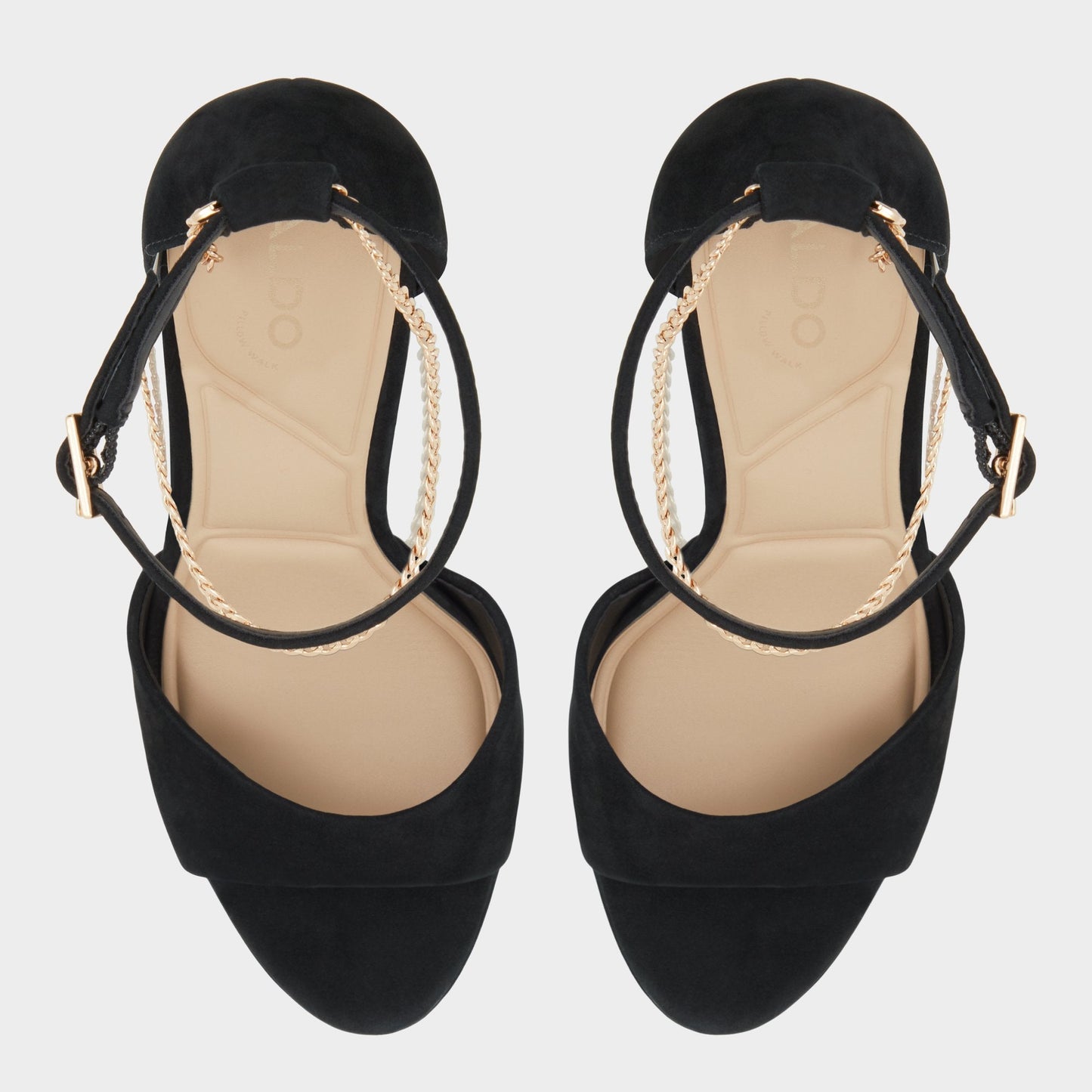 Aldo Afumeth Black Overflow Women's Platform sandals - Strappy heeled sandal, Stiletto platform Women