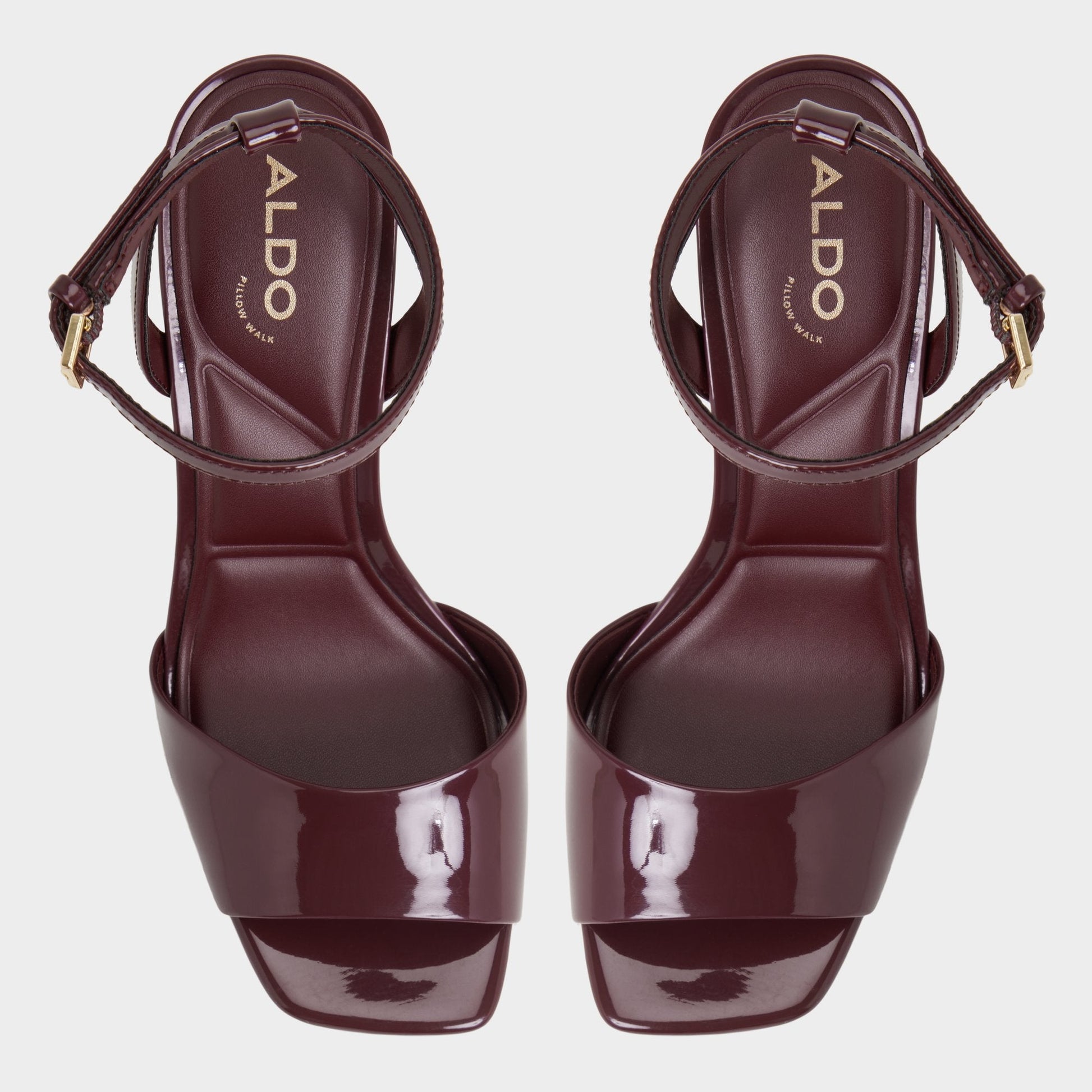 Aldo Chicgleam Bordo Women's Platform sandals - Heeled sandal, Platform Women