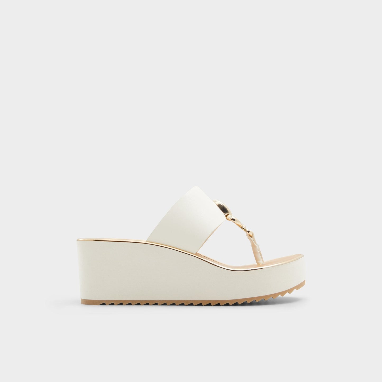 Aldo Penelopy White Women's Wedges - Wedge sandal, Wedge heel Women