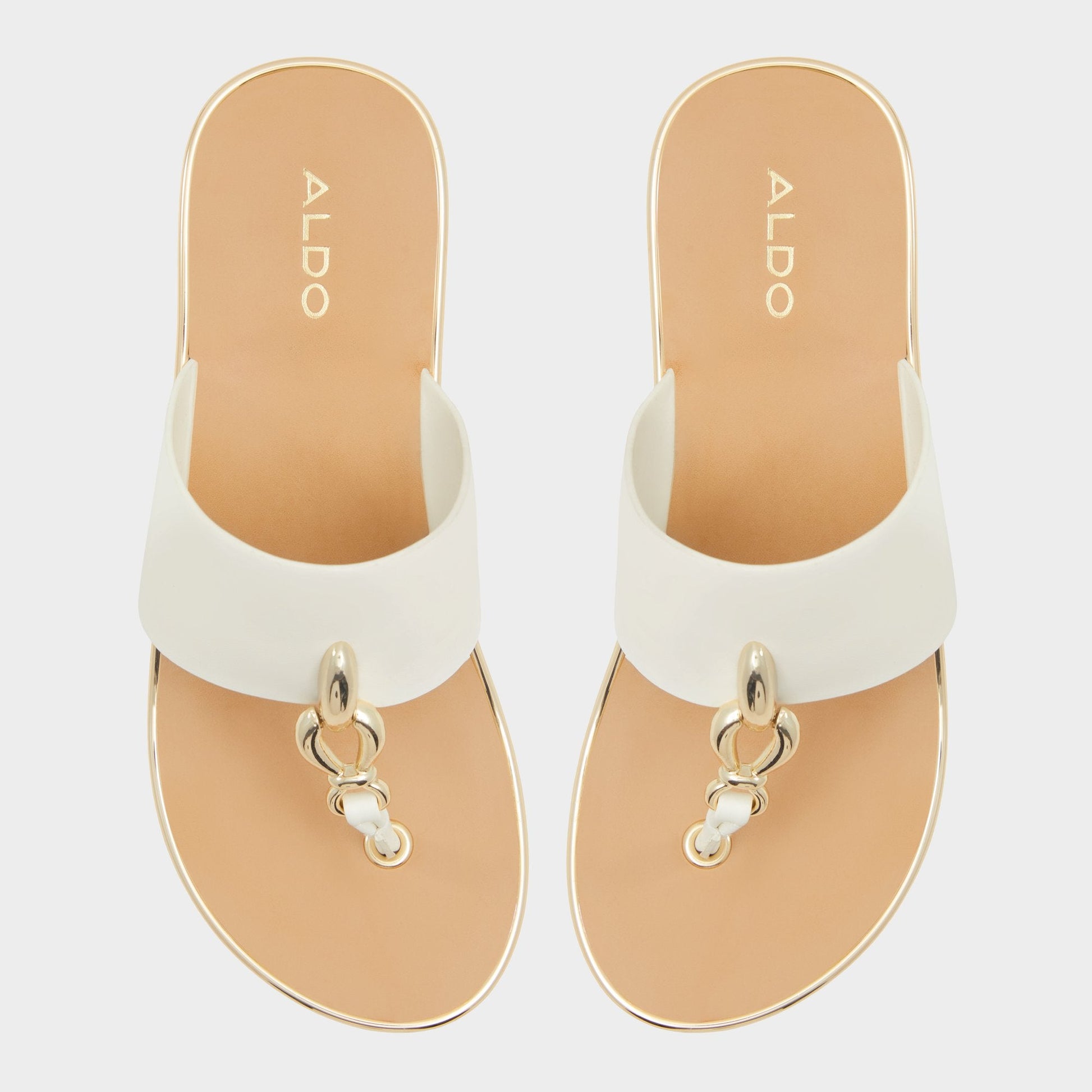Aldo Penelopy White Women's Wedges - Wedge sandal, Wedge heel Women