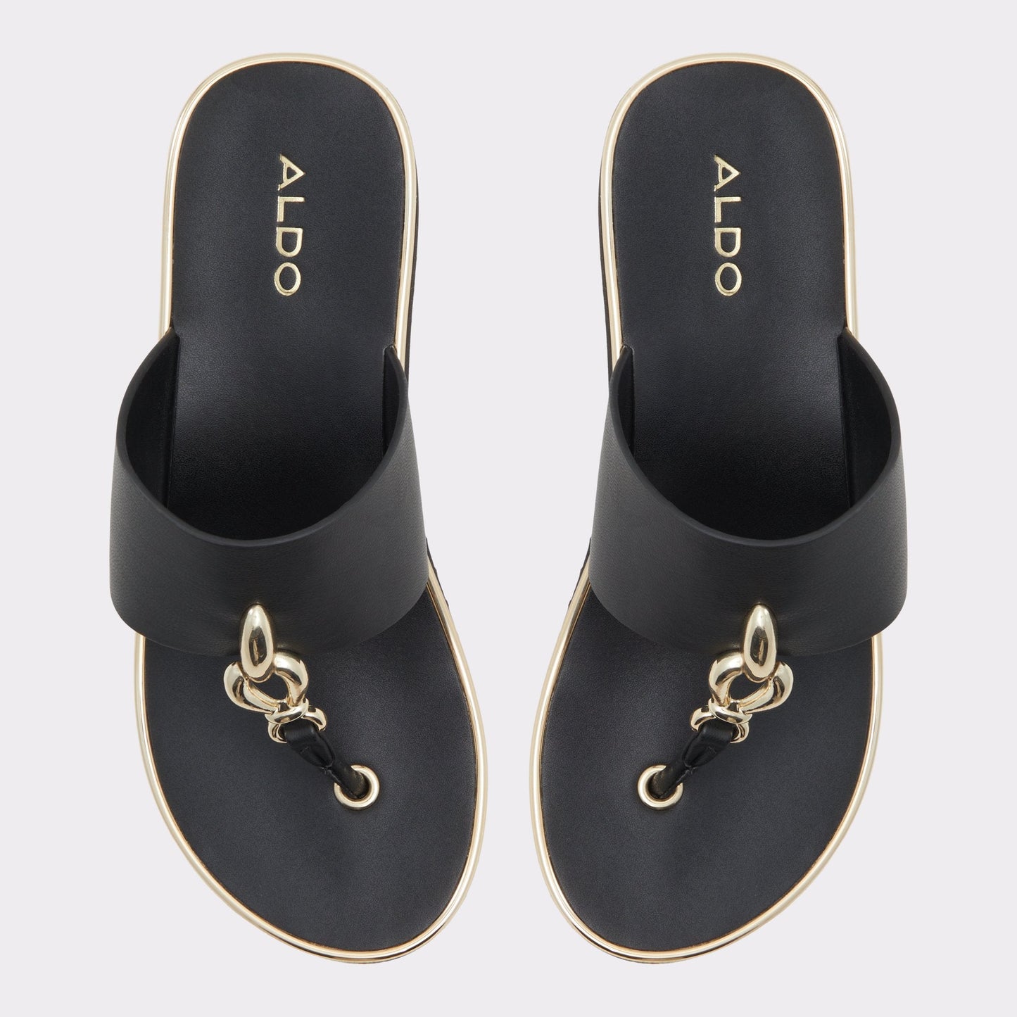 Aldo Penelopy Black Women's Wedges - Wedge sandal, Wedge heel Women