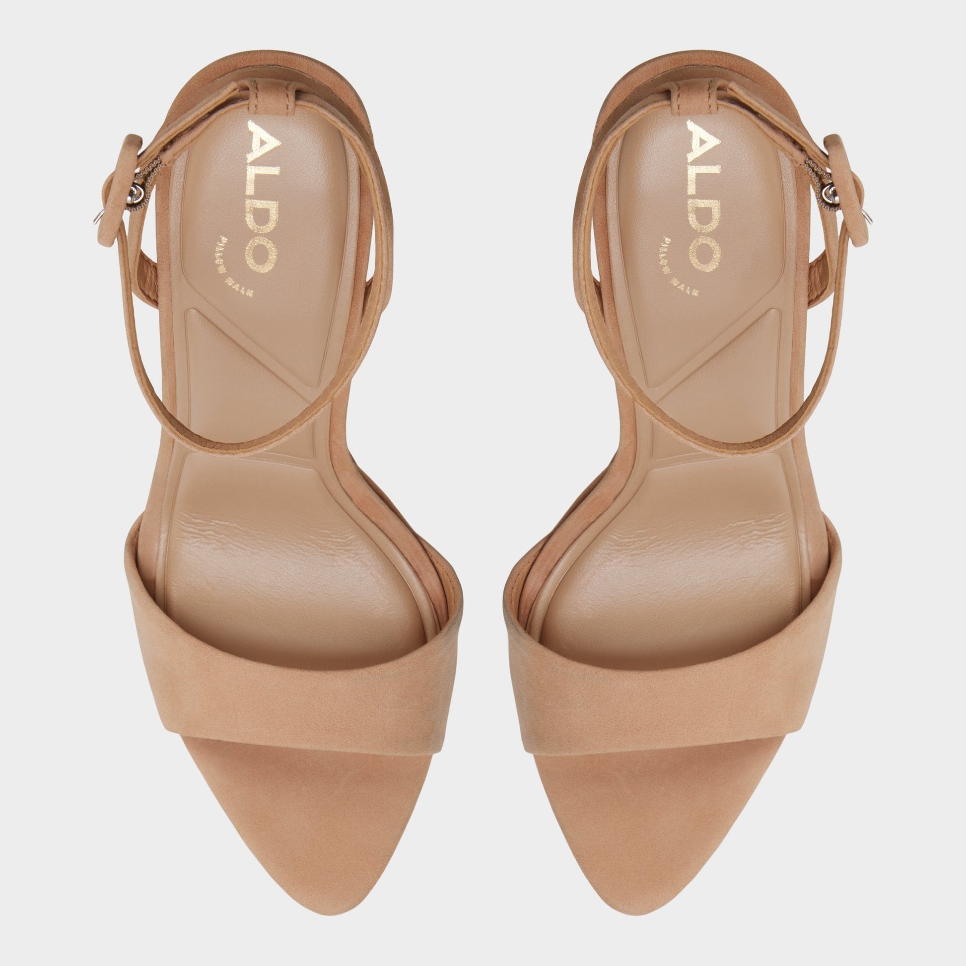 Aldo Ivette in Medium Beige - Strappy heeled sandal, Platform Women