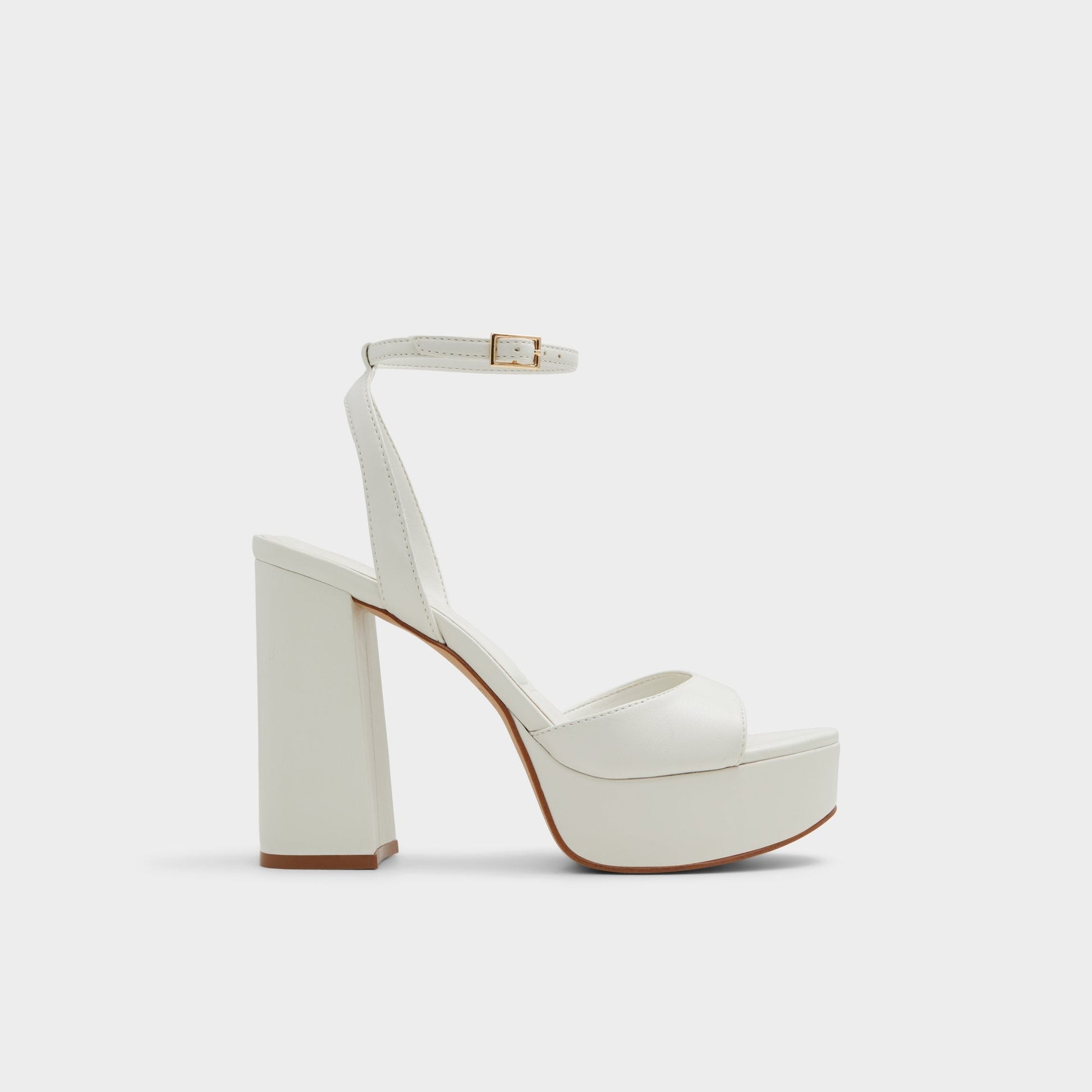 Aldo Valoria White Women's Platform sandals - Strappy heeled sandal Women