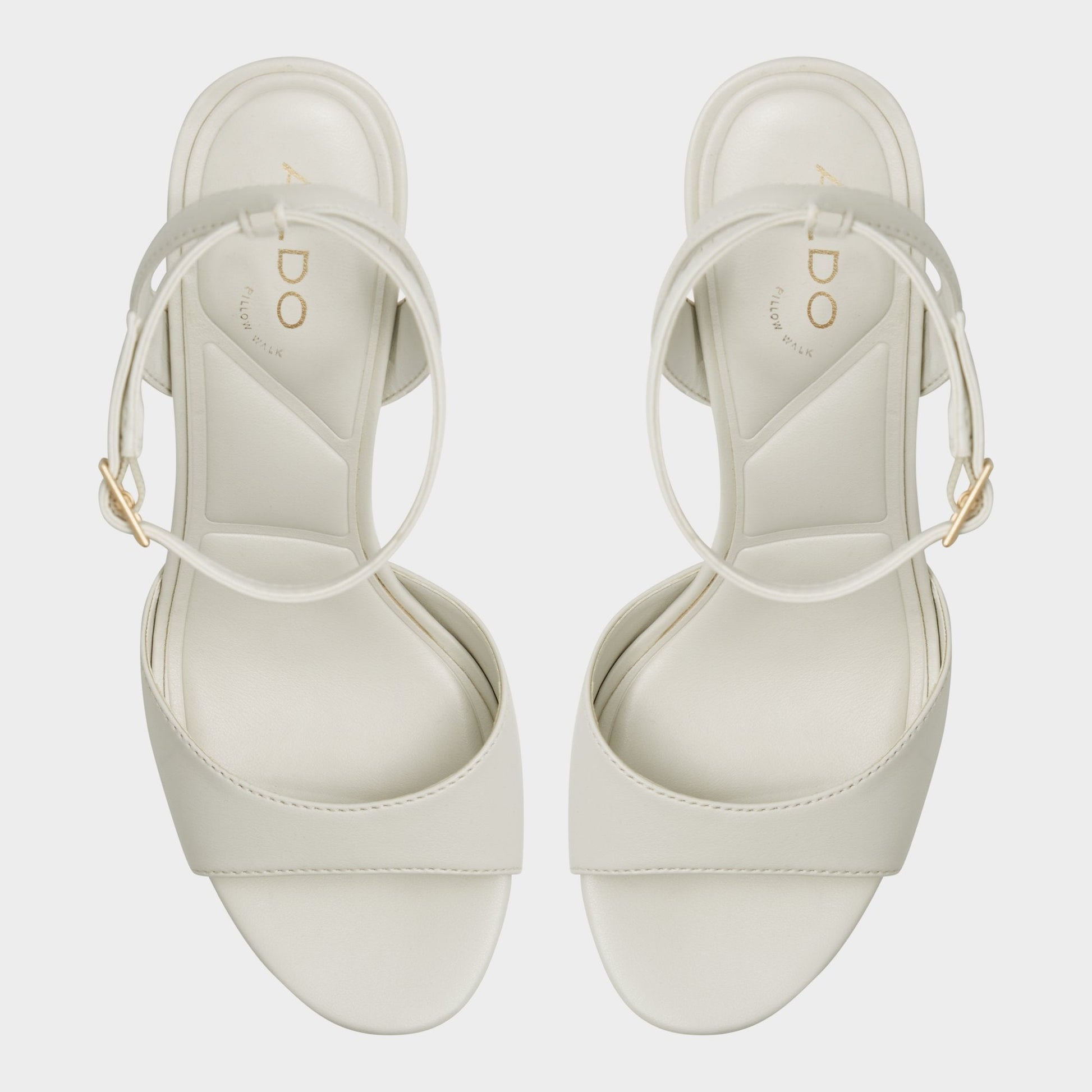 Aldo Valoria White Women's Platform sandals - Strappy heeled sandal Women
