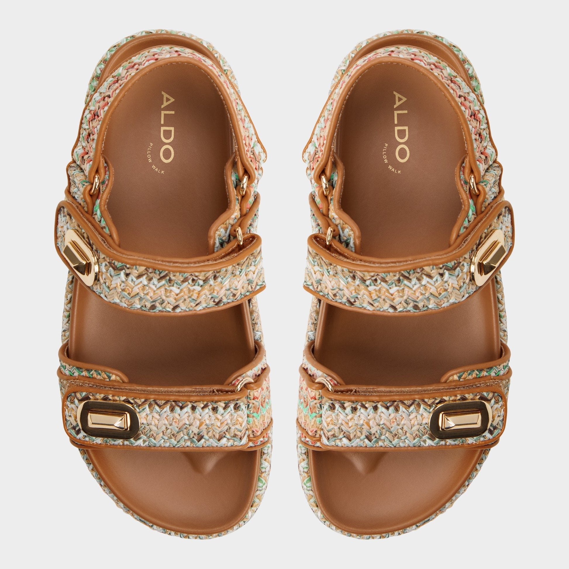 Aldo Sunhaven Bright Multi Women's Platform sandals - Footbed sandal Women