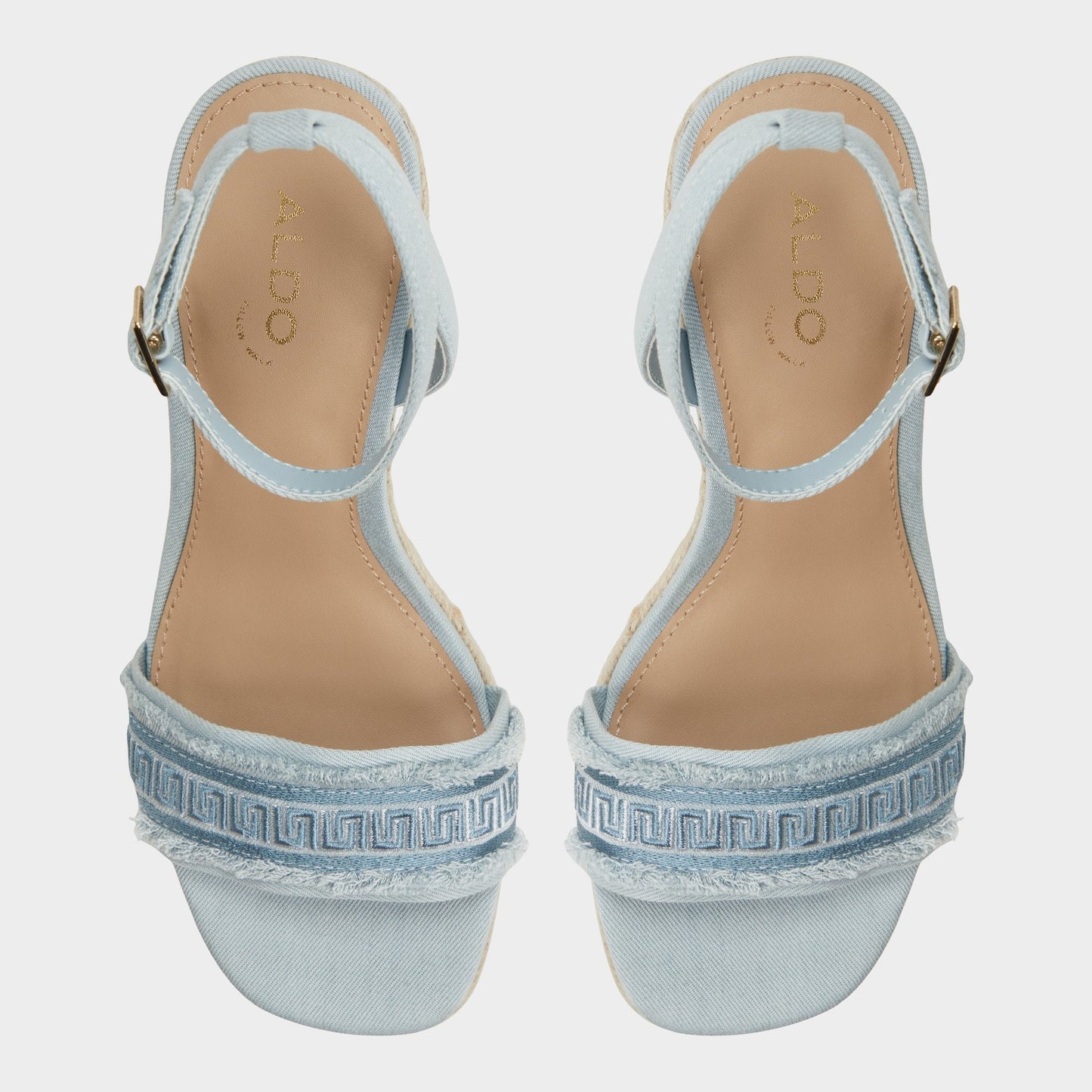 Aldo Aberitram Denim Women's Platform sandals - Wedge sandal Women