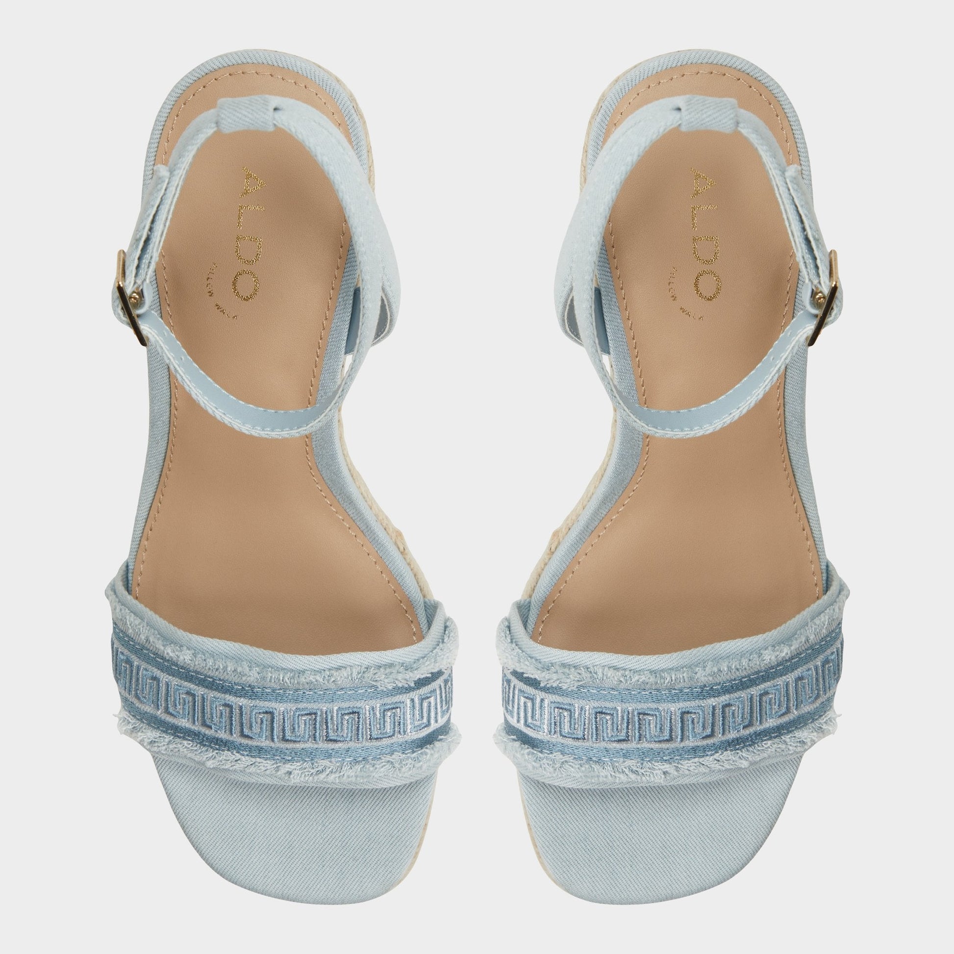 Aldo Aberitram Denim Women's Platform sandals - Wedge sandal Women