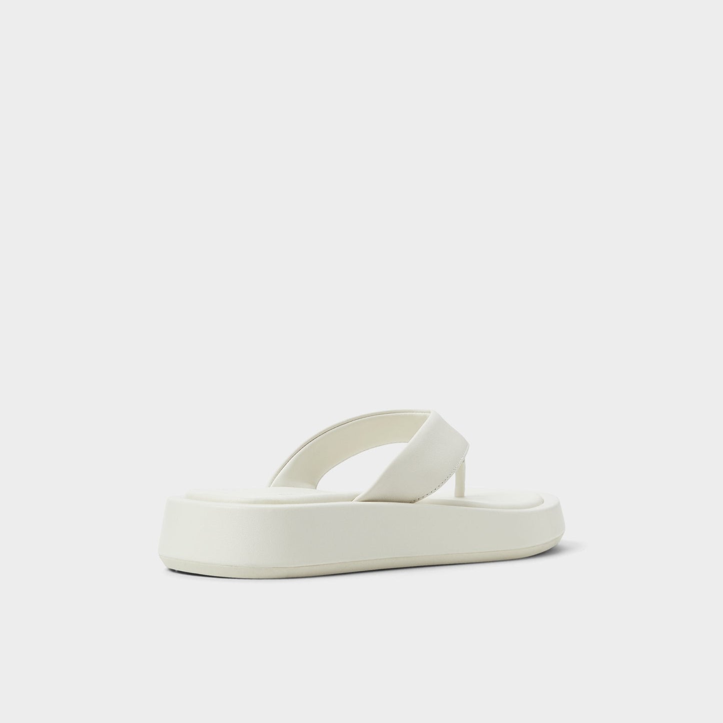 Aldo Grettle White/Bone Women's Flats - Flip flop, Flatform Women
