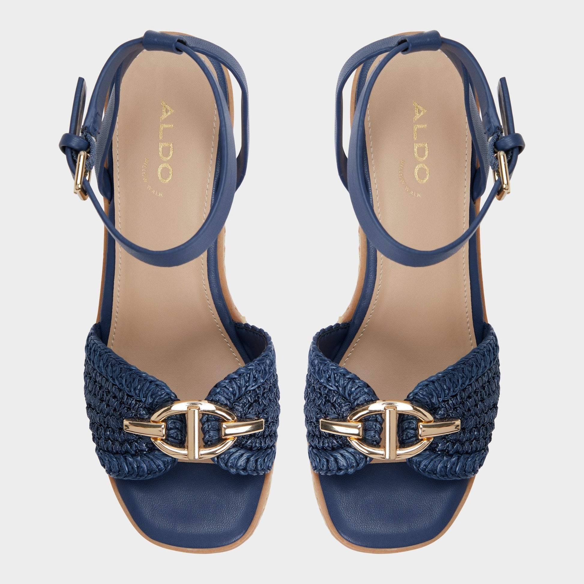 Aldo Ybylin Navy Women's Platform sandals - Wedge sandal Women