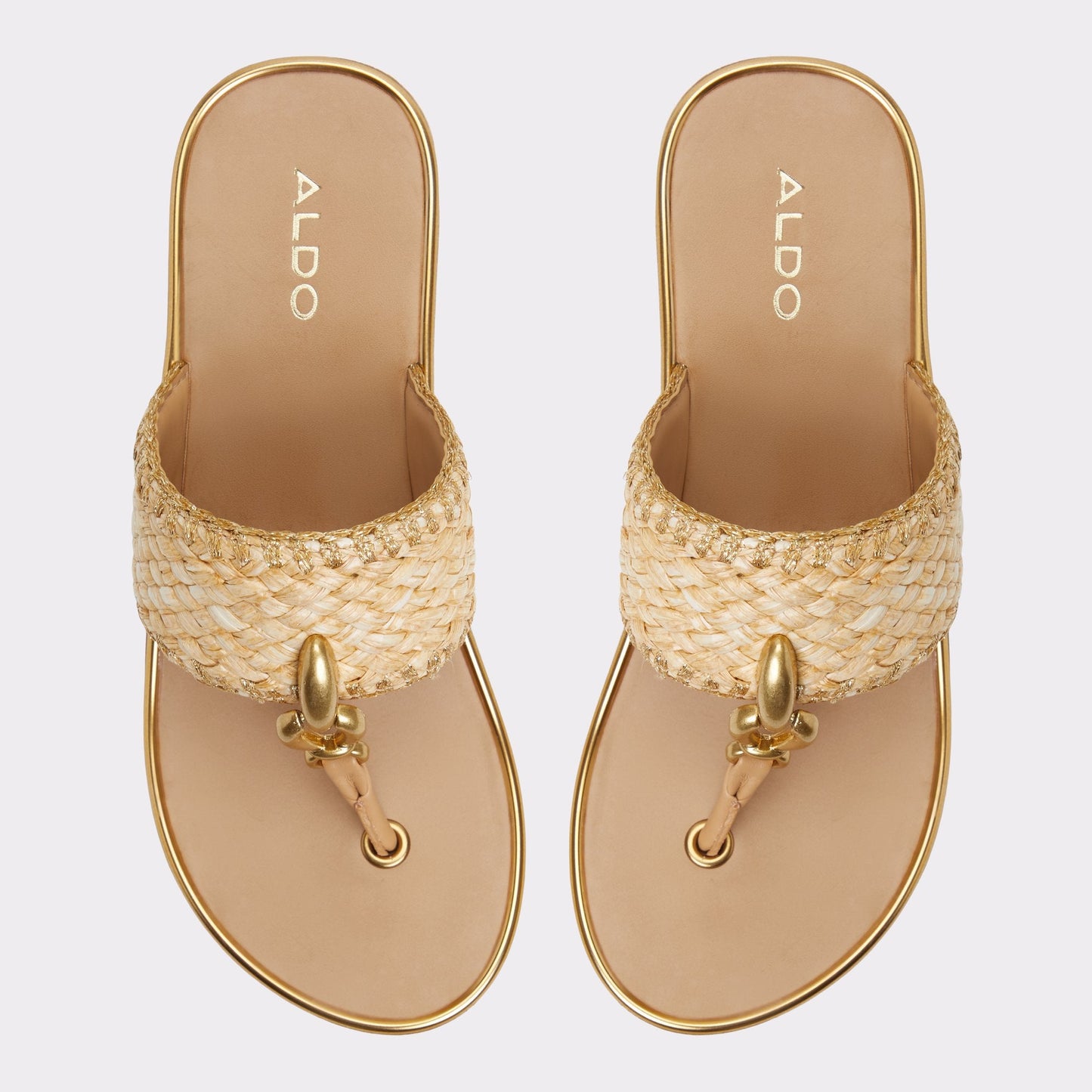 Aldo Penelopy Natural Women's Wedges - Wedge sandal, Wedge heel Women