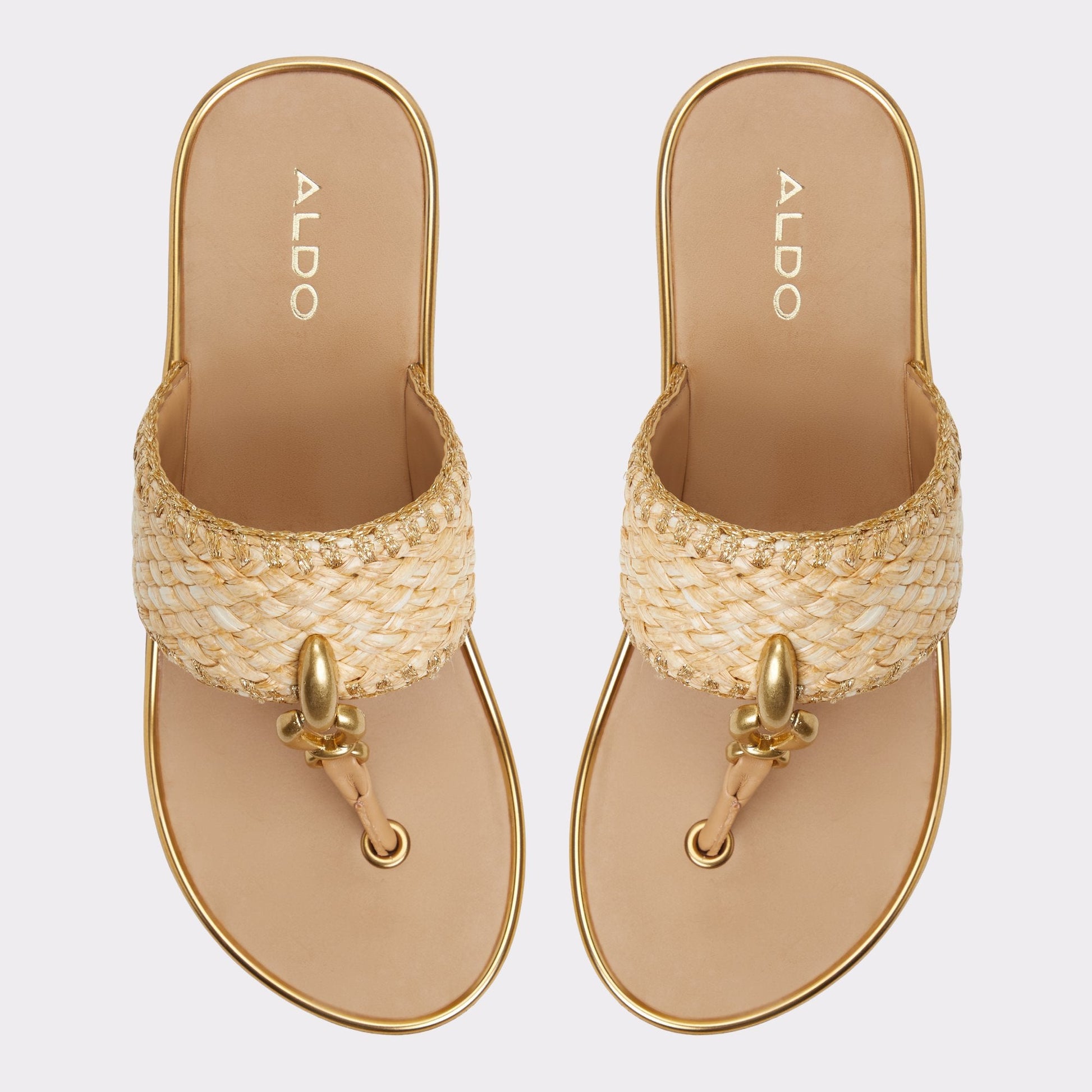 Aldo Penelopy Natural Women's Wedges - Wedge sandal, Wedge heel Women