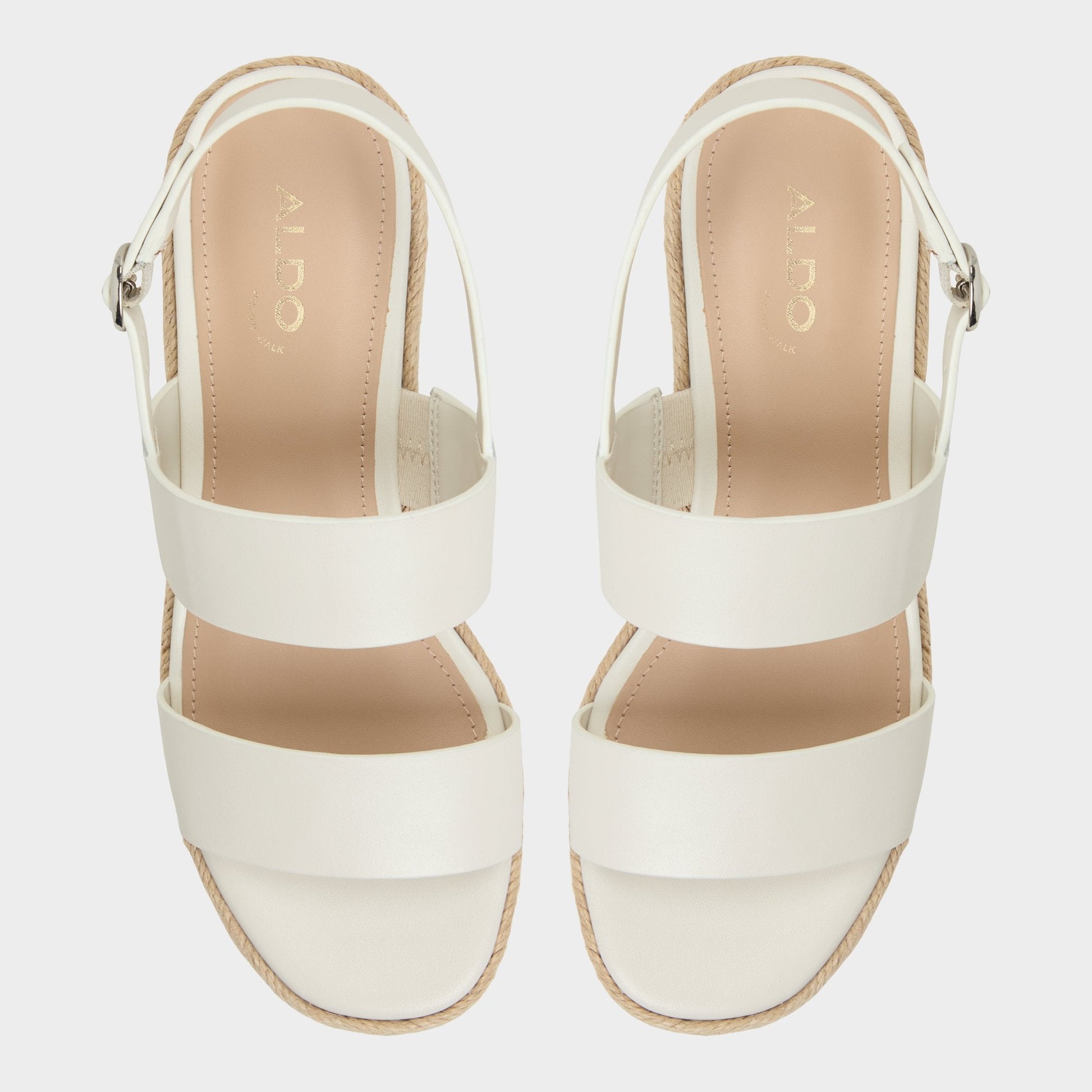 Aldo Keoni Open White Women's Platform sandals - Wedge sandal Women