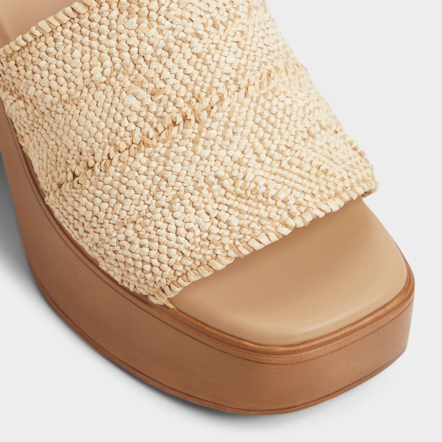Aldo Maysee Natural Women's Platform sandals - Heeled mule, Platform Women