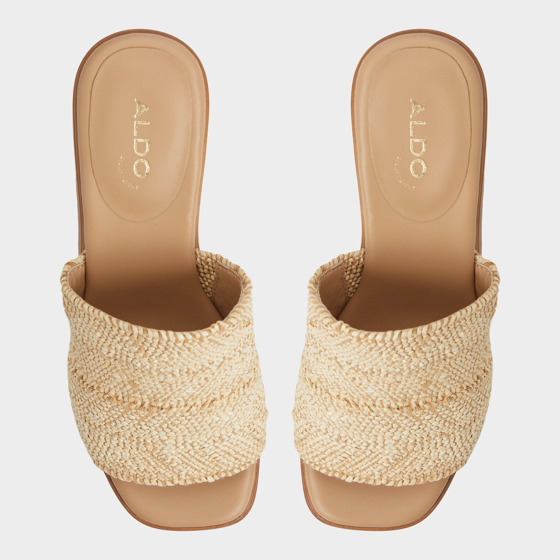 Aldo Maysee Natural Women's Platform sandals - Heeled mule, Platform Women