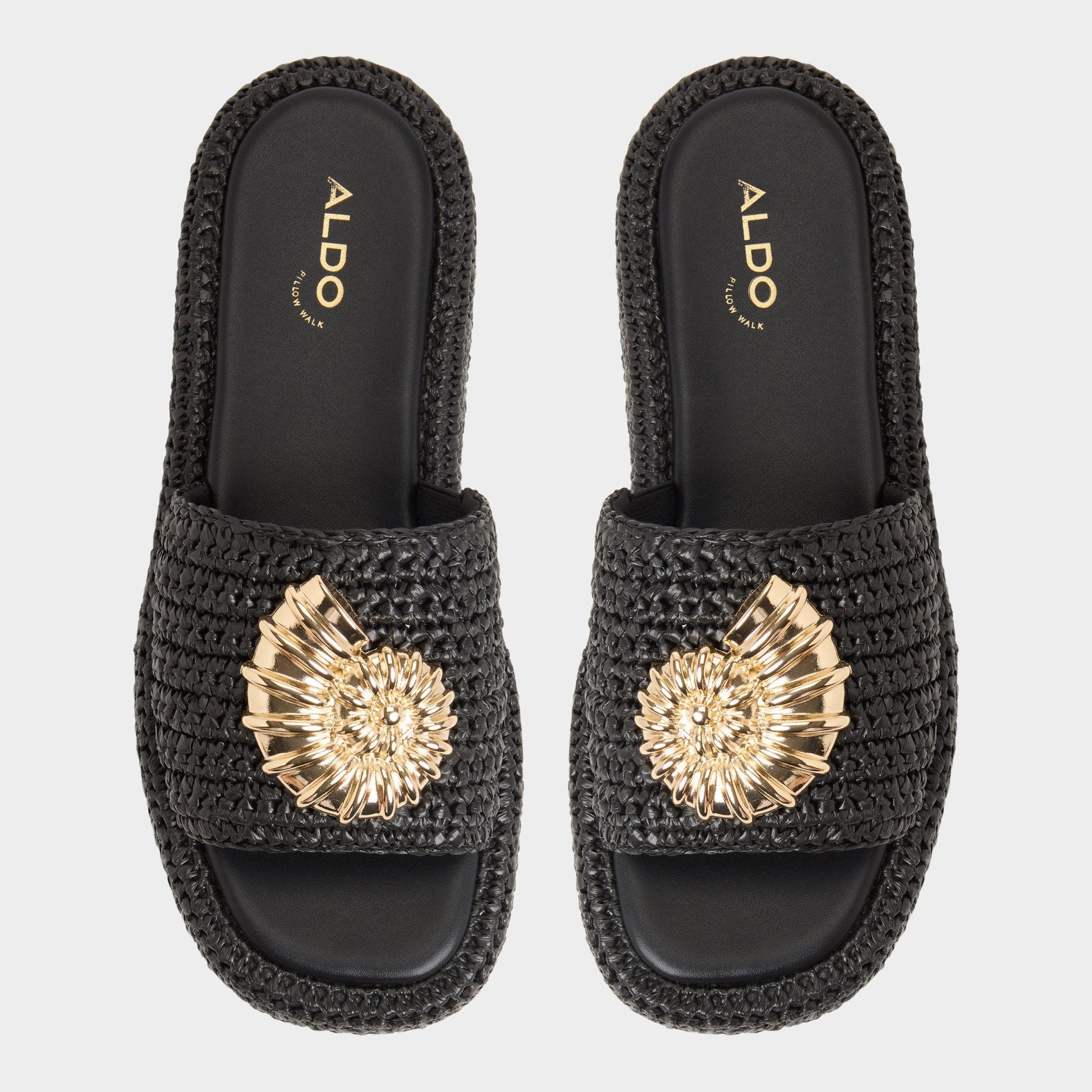 Aldo Justbeachy Black Women's Platform sandals - Flatform sandal Women