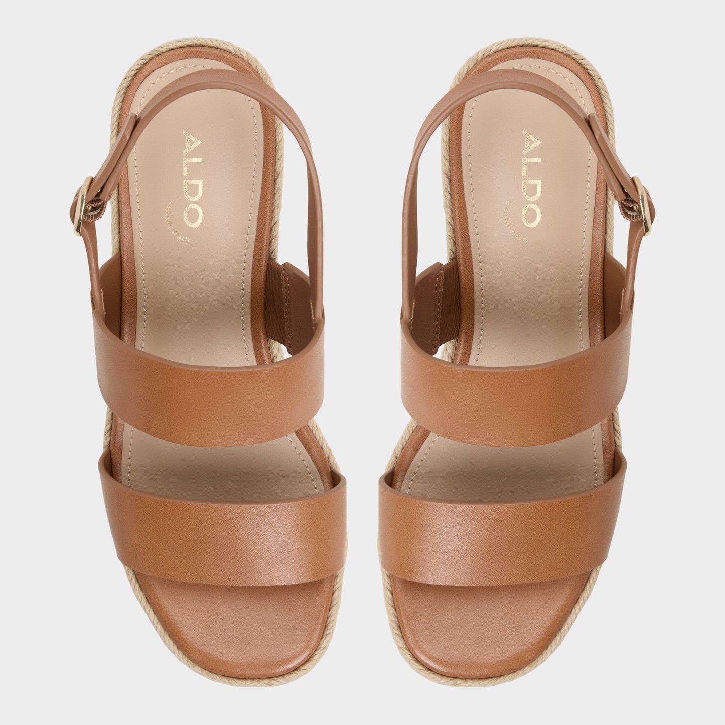 Aldo Keoni Medium Brown Women's Platform sandals - Wedge sandal Women