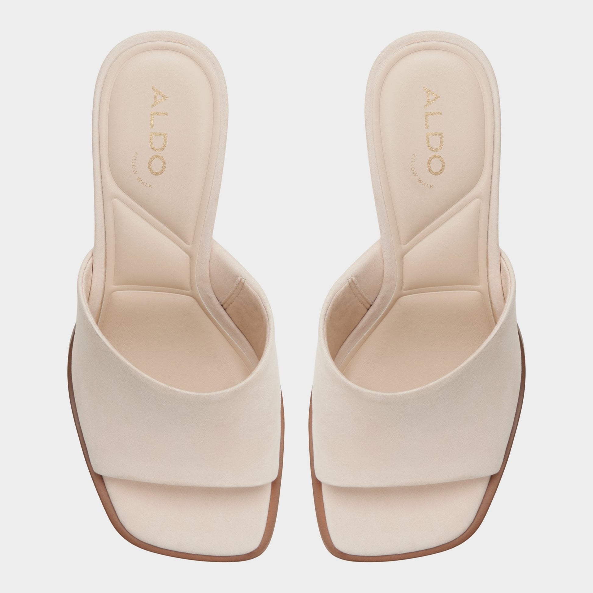 Aldo Re in Sophia Other Beige - Heeled mule, Block heel Women|New