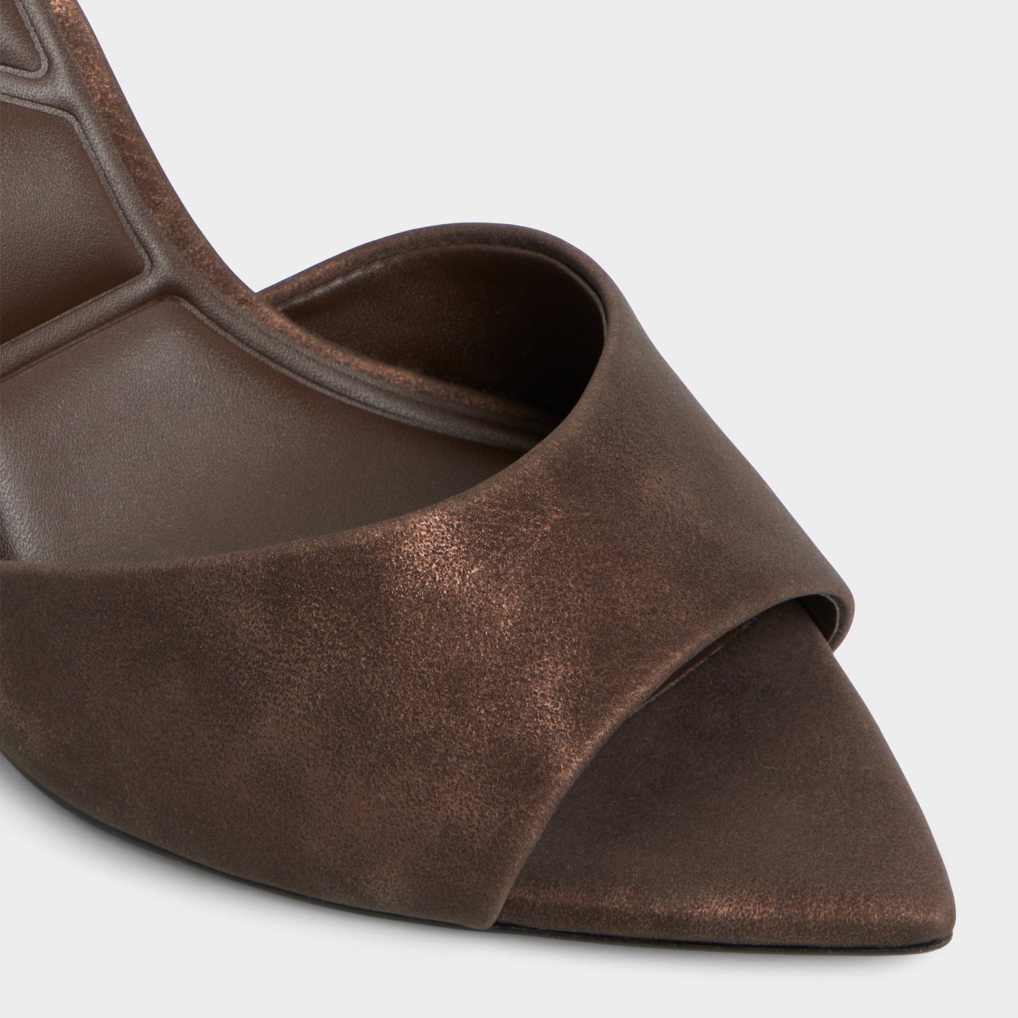 Aldo Anniebrilden Dark Brown Women's Mule slides - Heeled mule, Stiletto heel Women