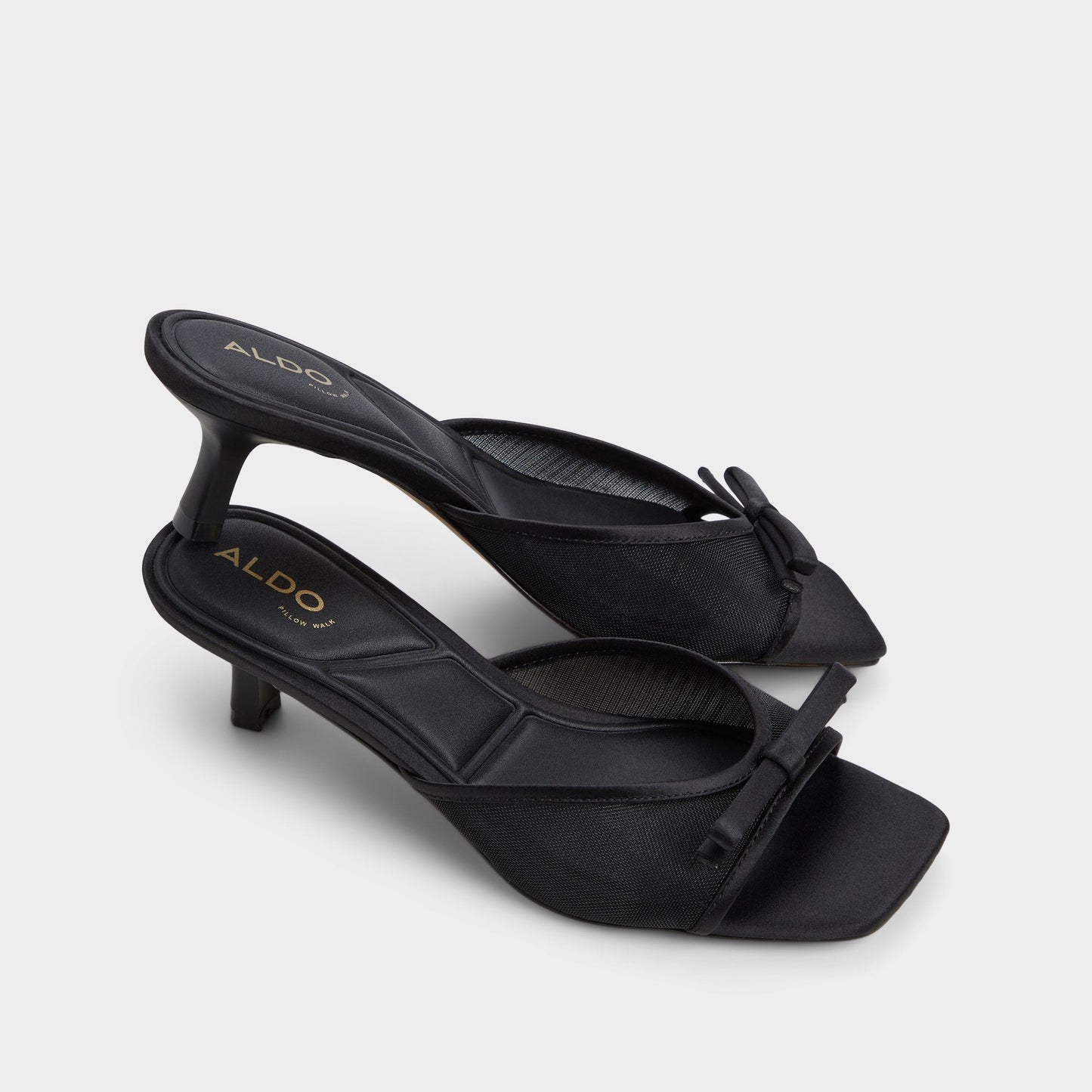 Aldo Begoniaa Black Women's Heeled mules - Heeled mule, Kitten heel Women