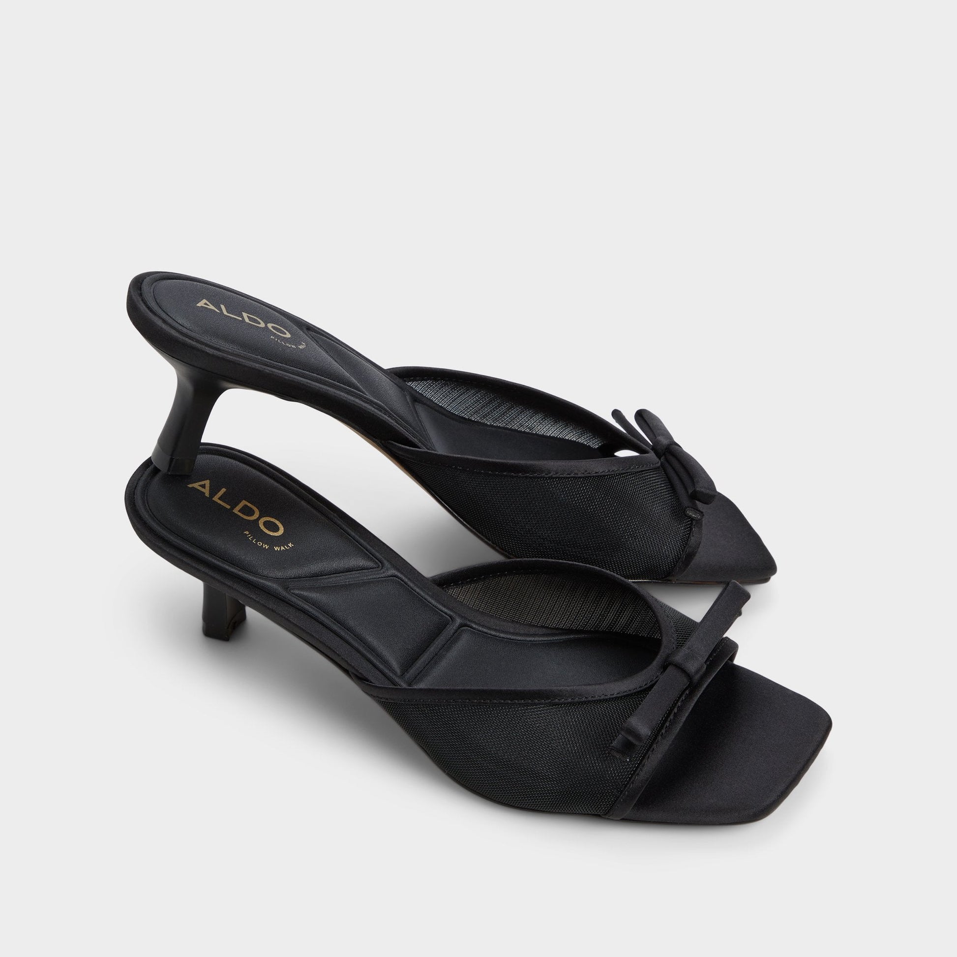 Aldo Begoniaa Black Women's Heeled mules - Heeled mule, Kitten heel Women