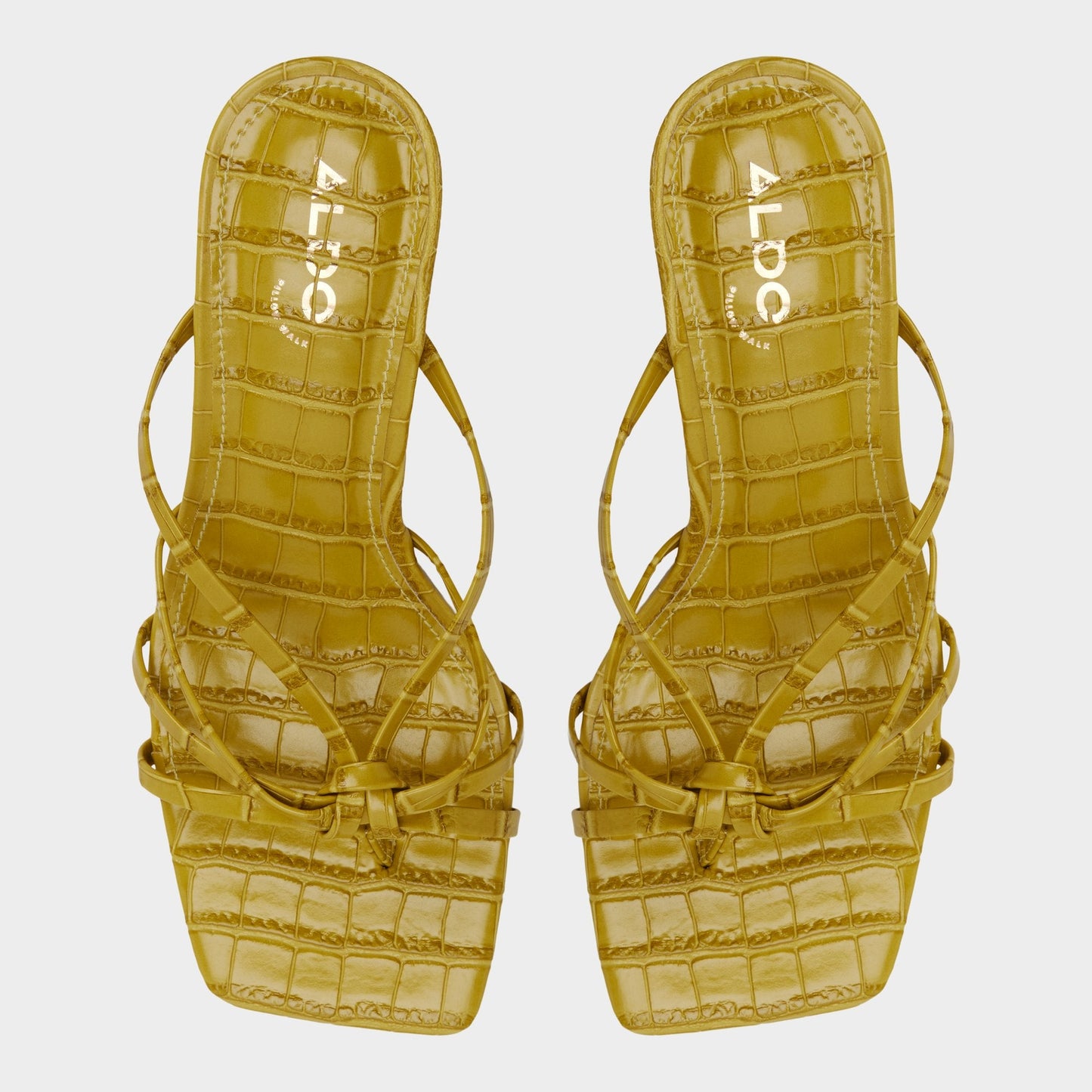 Aldo Lumera in Other Yellow - Heeled mule, Stiletto heel Women