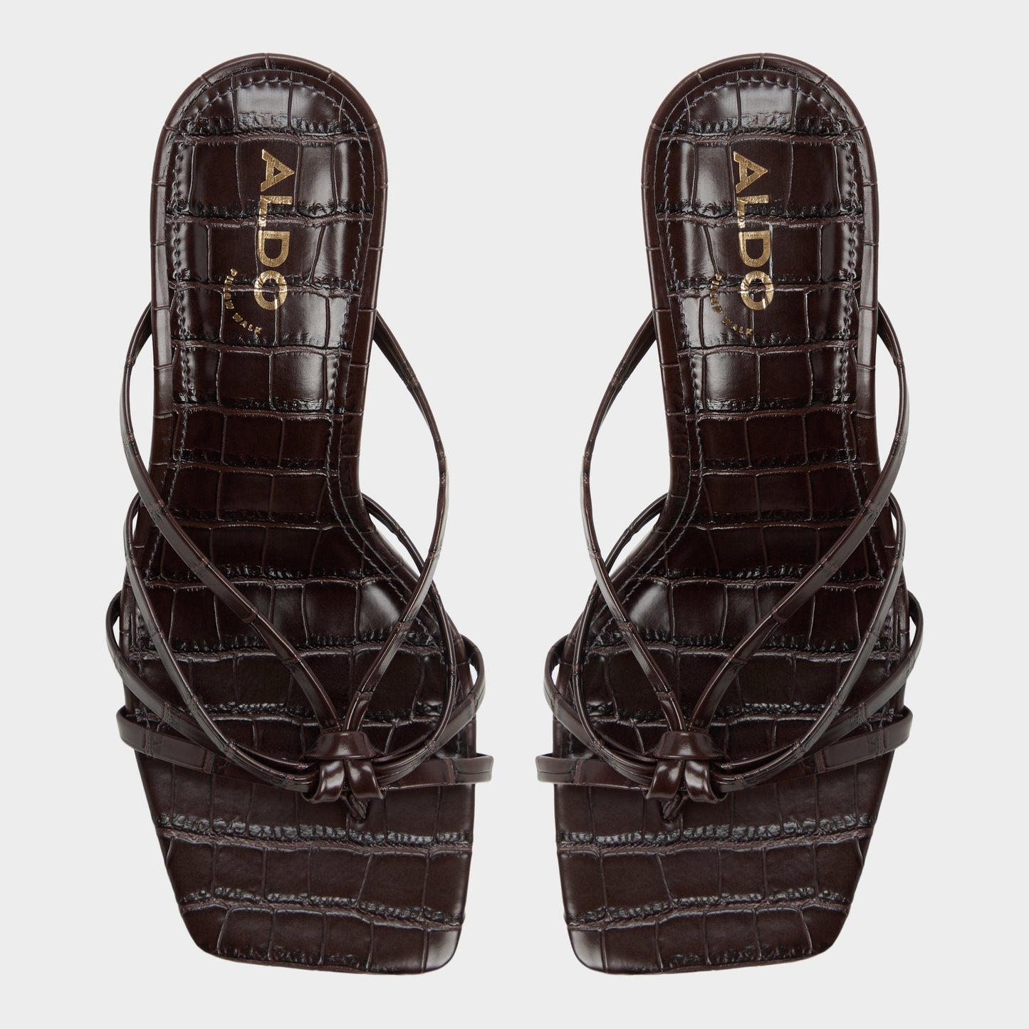 Aldo Lumera in Dark Brown - Heeled mule, Stiletto heel Women