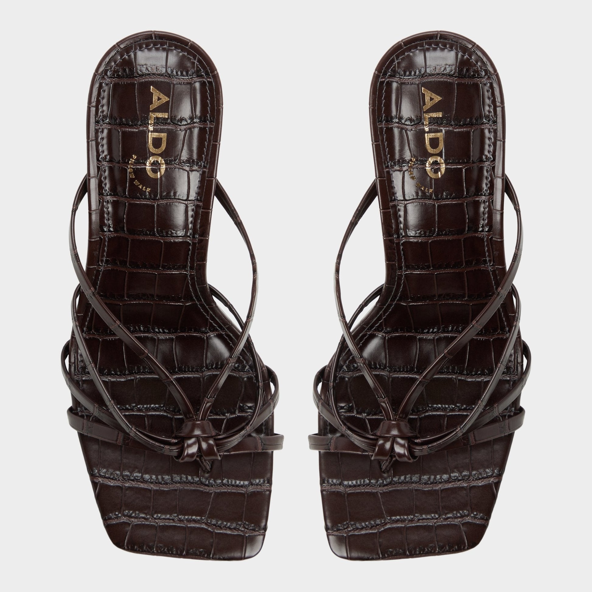 Aldo Lumera in Dark Brown - Heeled mule, Stiletto heel Women