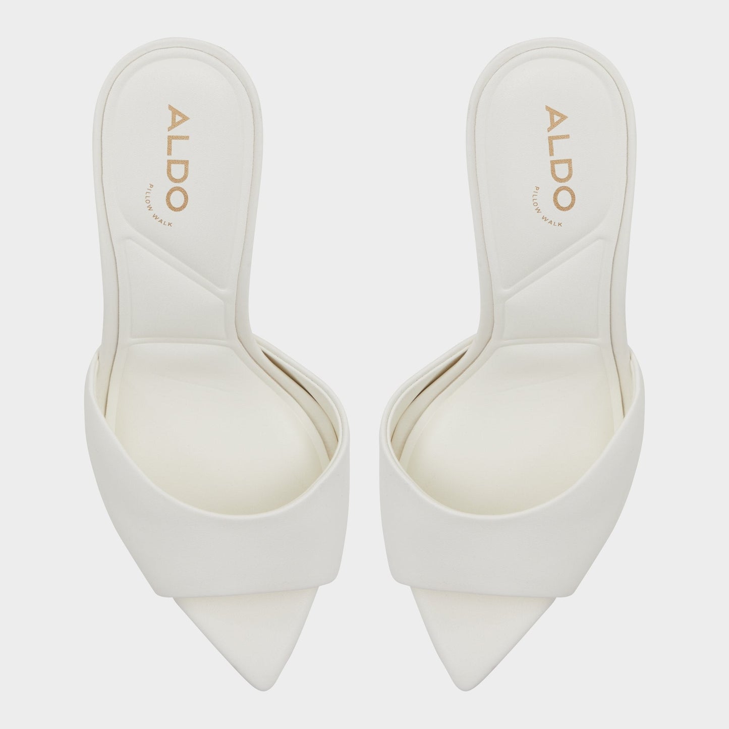 Aldo Anniebrilden White Women's Heeled mules - Heeled mule, Stiletto heel Women