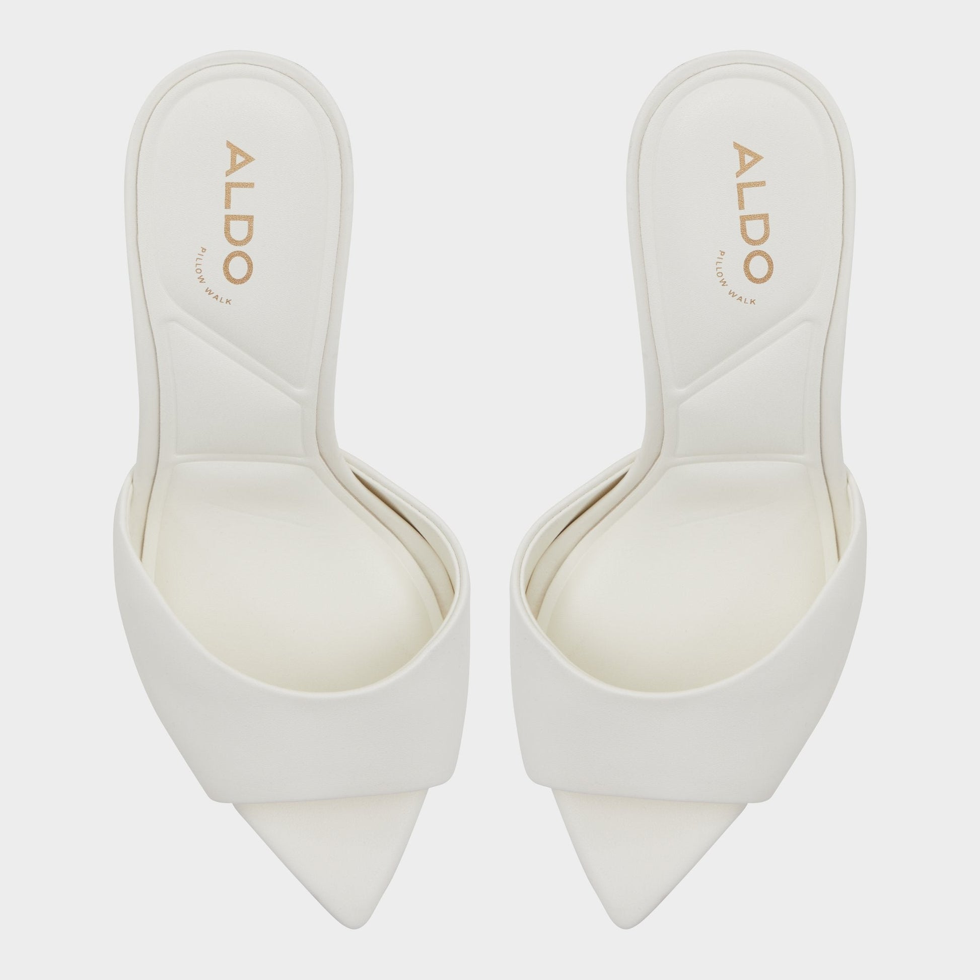 Aldo Anniebrilden White Women's Heeled mules - Heeled mule, Stiletto heel Women