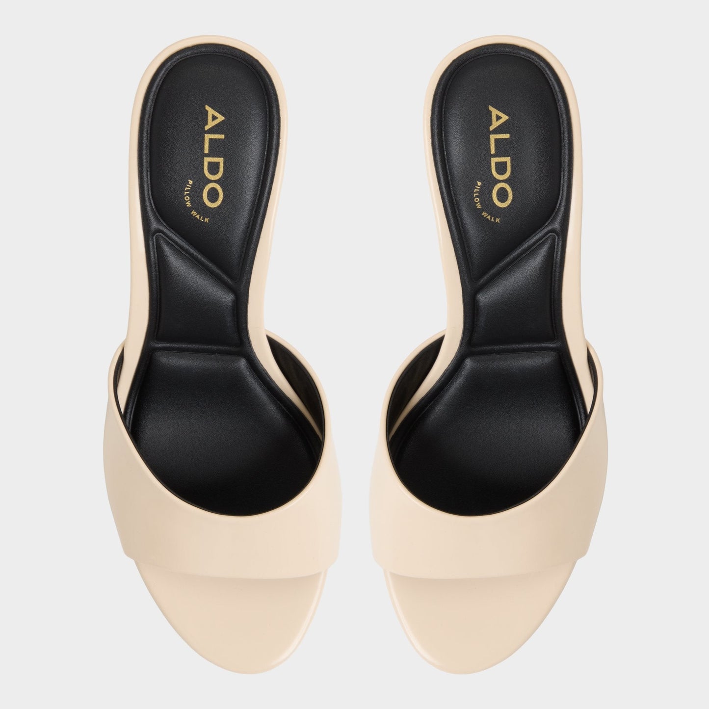 Aldo Annaberaen in Light Beige - Heeled mule, Stiletto heel Women|Bags