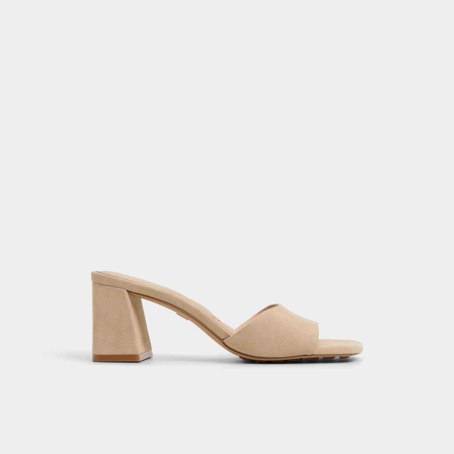 Aldo Tisha Beige Women's Heeled mules - Heeled mule, Block heel Women