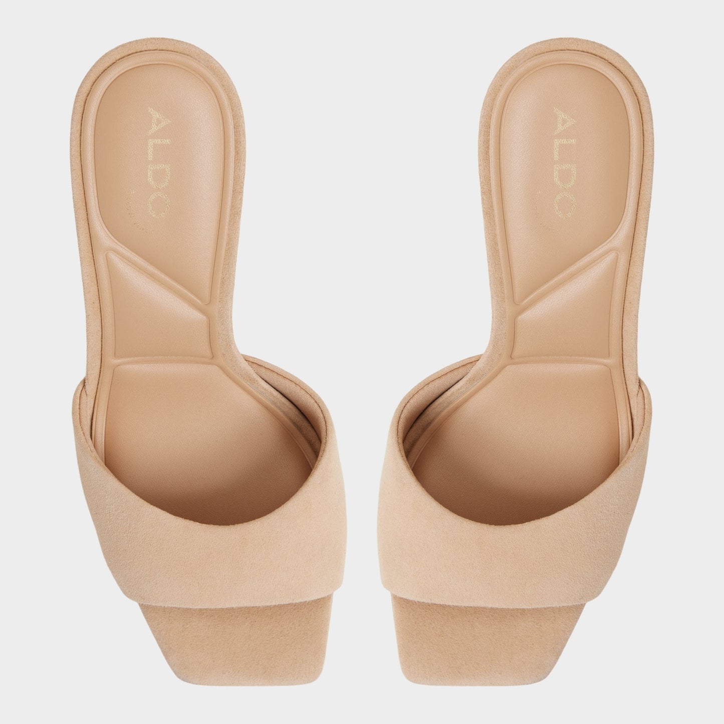 Aldo Jennifer in Medium Beige - Heeled mule, Stiletto heel Women