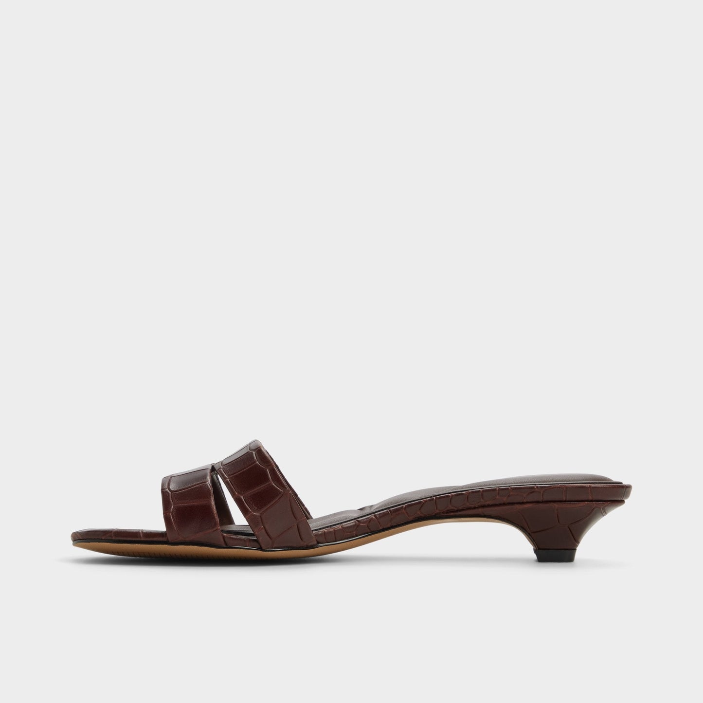 Aldo Scarletta Dark Brown Women's Heeled mules - Heeled mule, Kitten heel Women