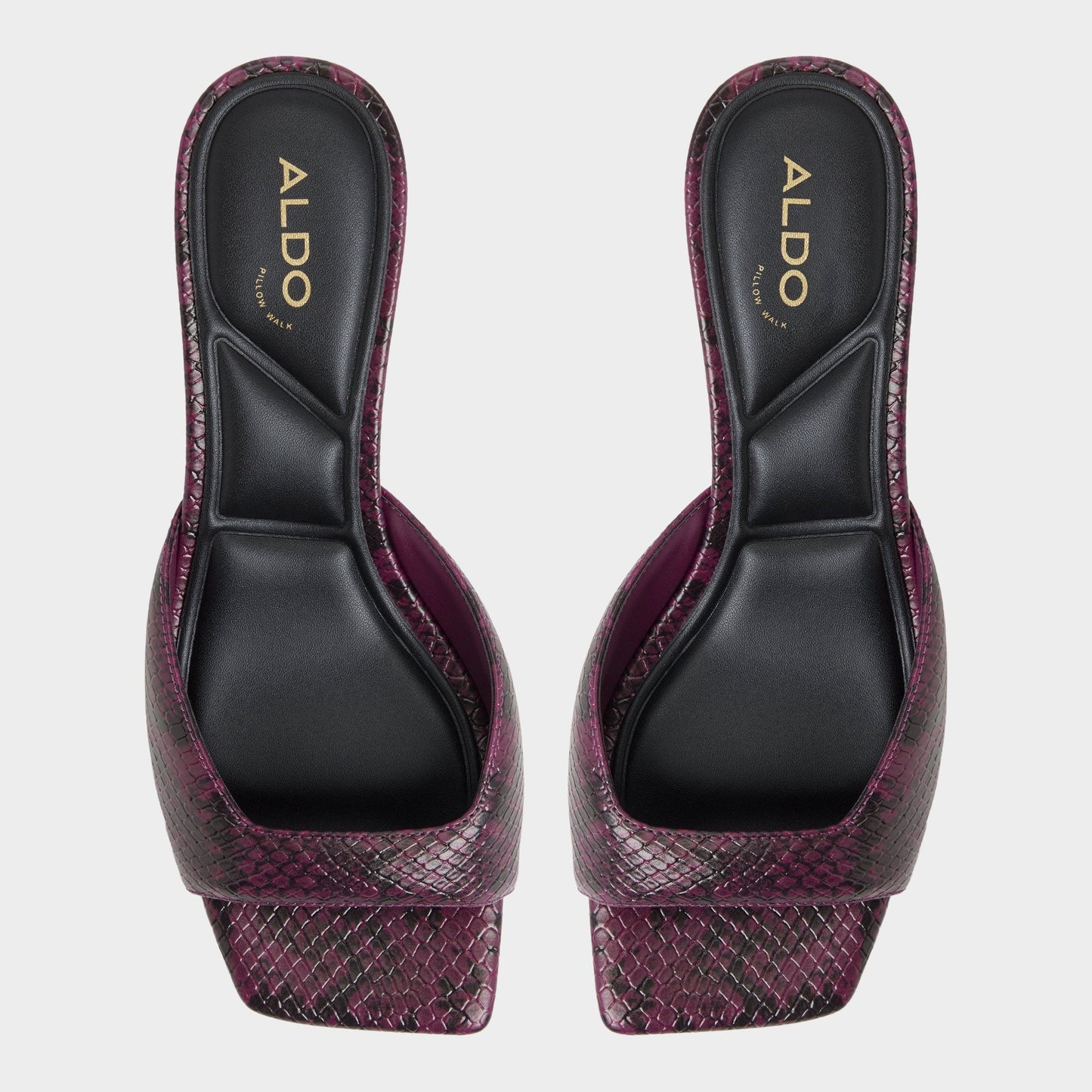 Aldo Aneky in Bordo - Heeled mule, Block heel Women