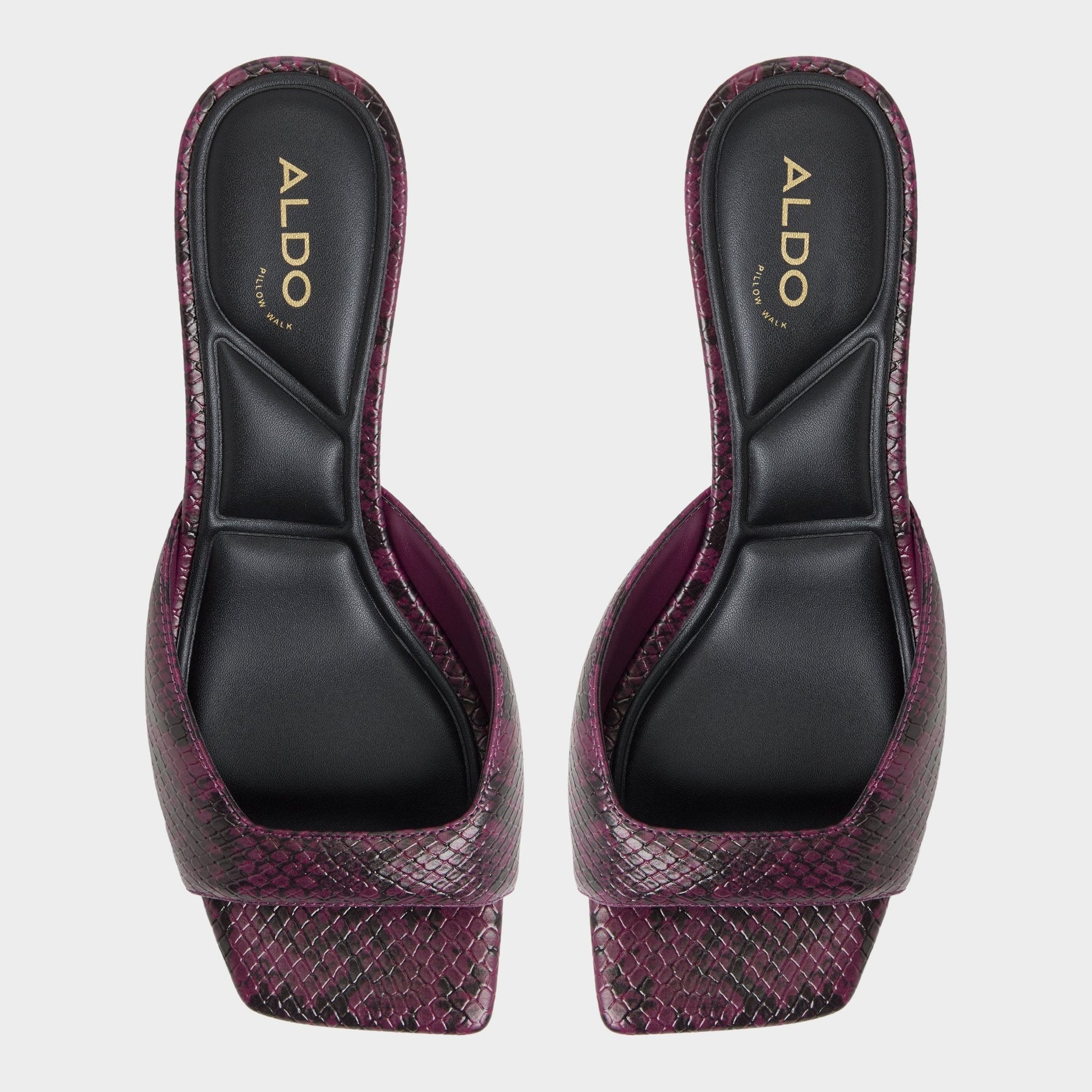 Aldo Aneky in Bordo - Heeled mule, Block heel Women