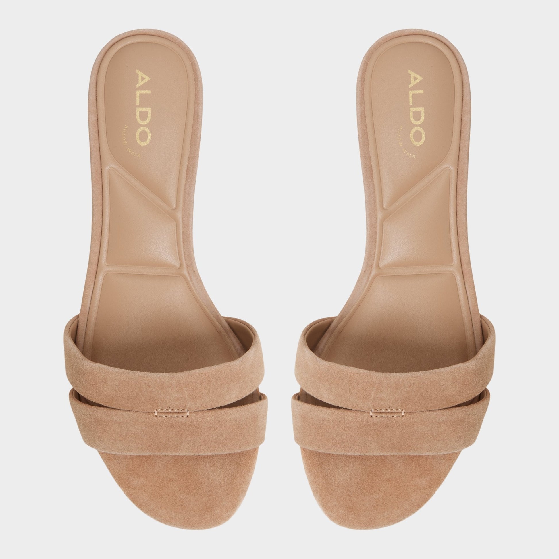Aldo Scarletta Medium Brown Women's Heeled mules - Heeled mule, Kitten heel Women